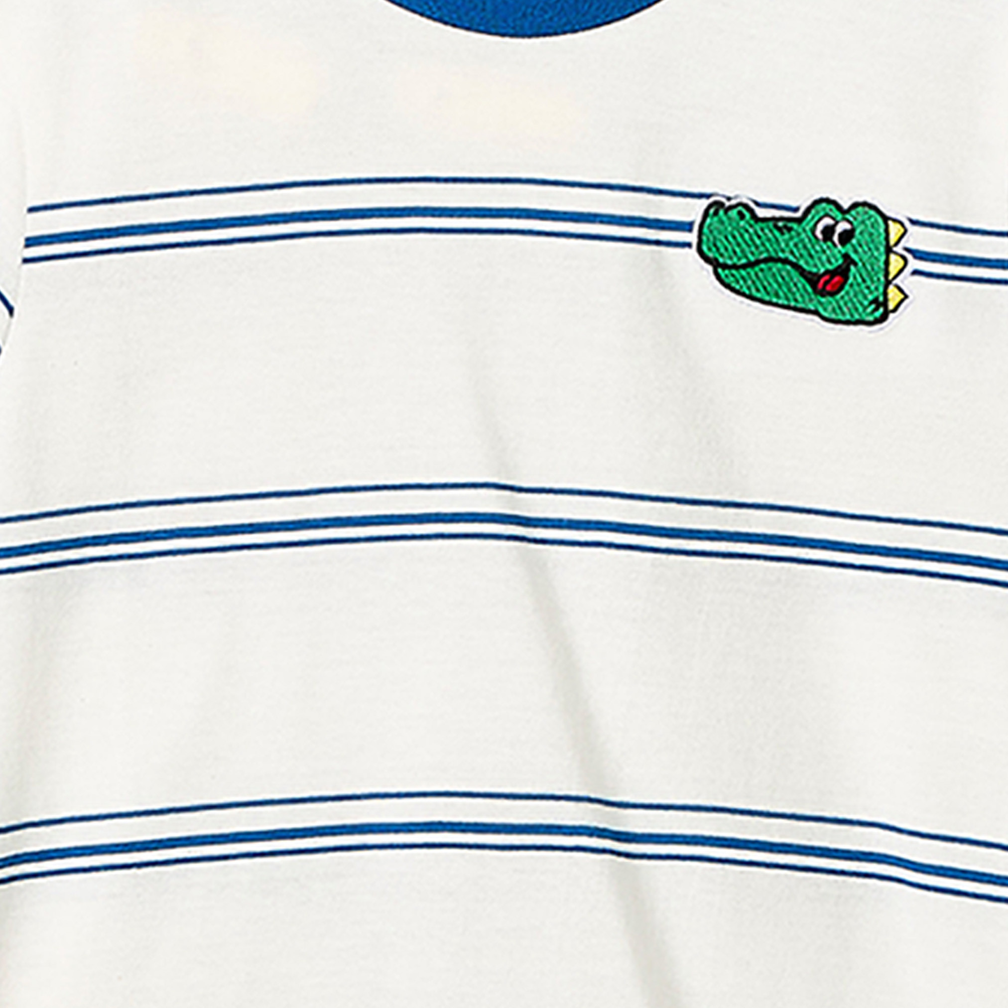 Juniors Crew Neck Short Sleeves T-shirts and Shorts Set with Crocodile Print-boys-clothing-setsandcoords-image-8