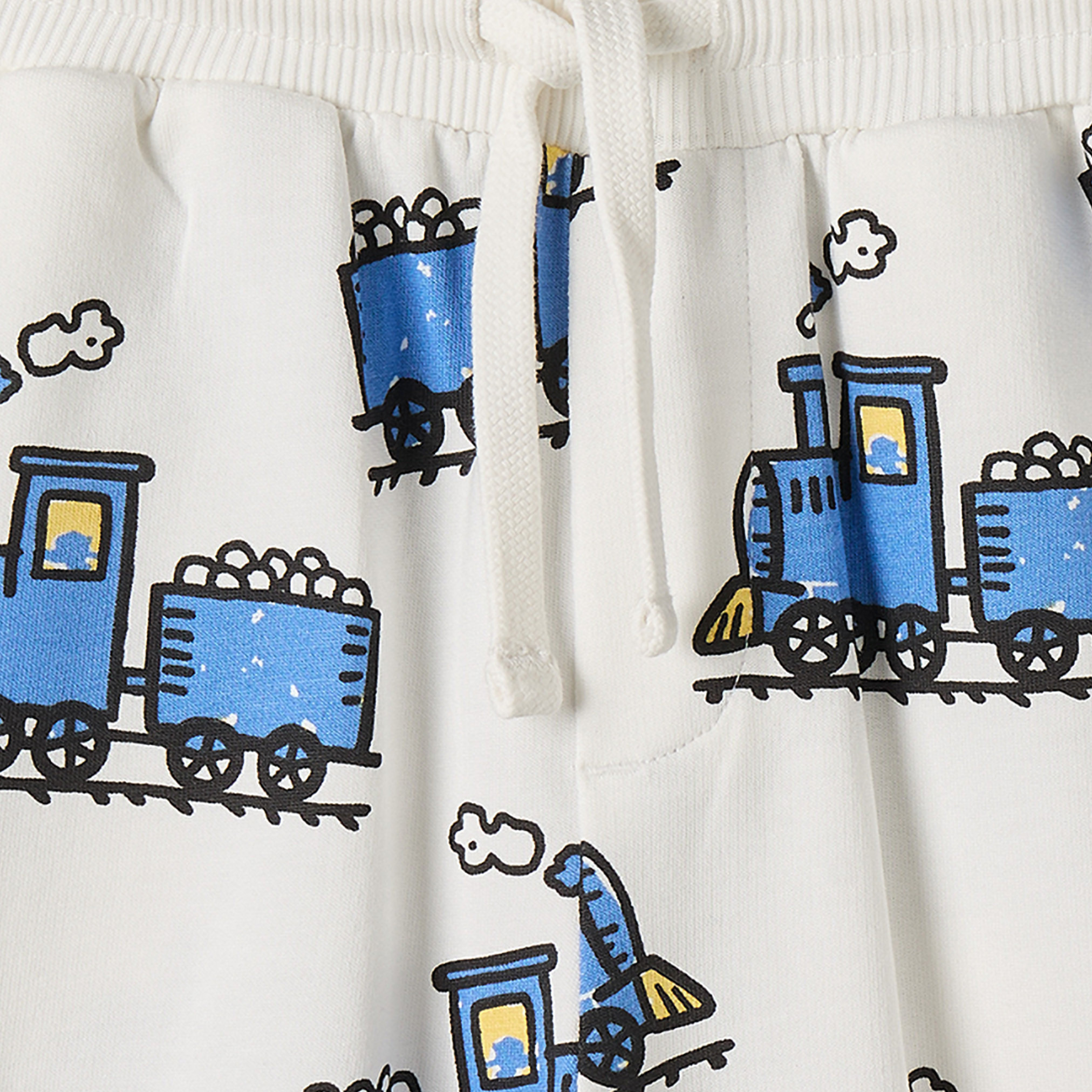 Juniors Hooded Long Sleeves Sweatshirt and Joggers Set with Steam Train Print-boys-clothing-setsandcoords-image-7