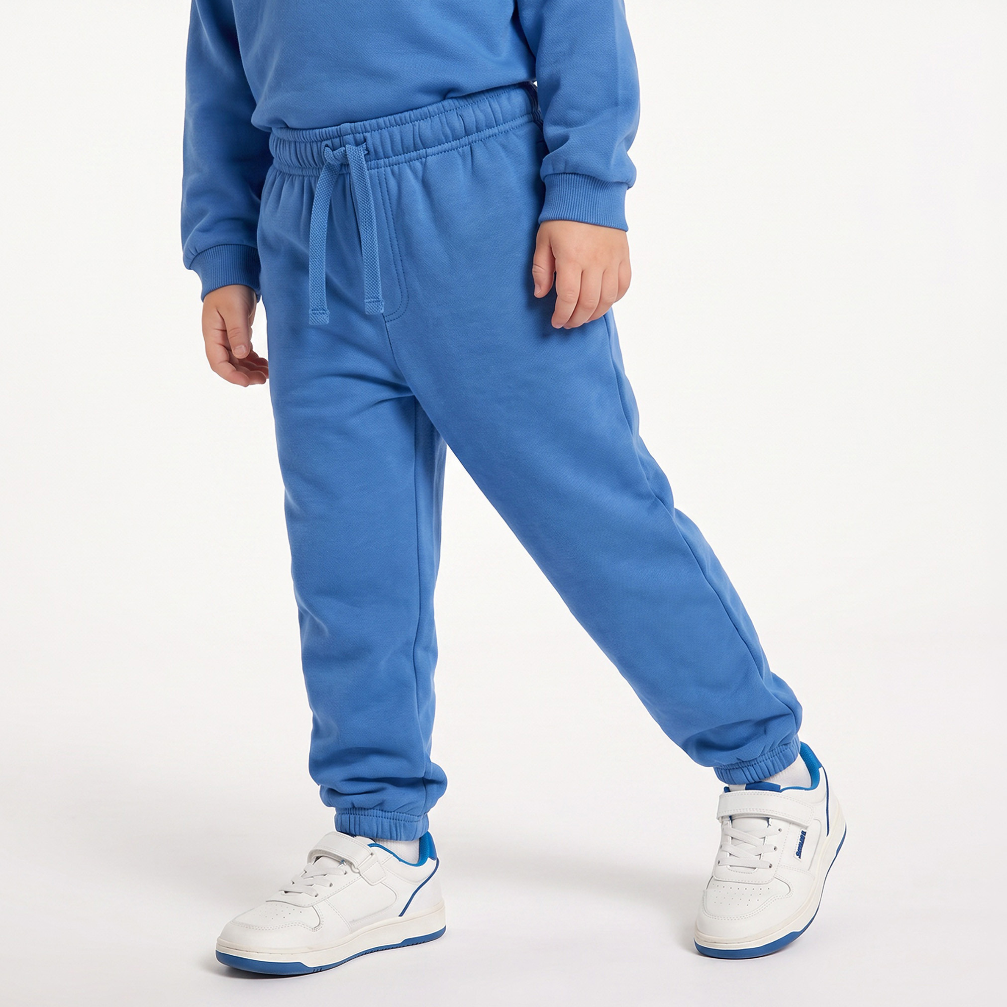 Juniors Crew Neck Long Sleeves Sweatshirt and Joggers Set with Embroidery-boys-clothing-setsandcoords-image-3