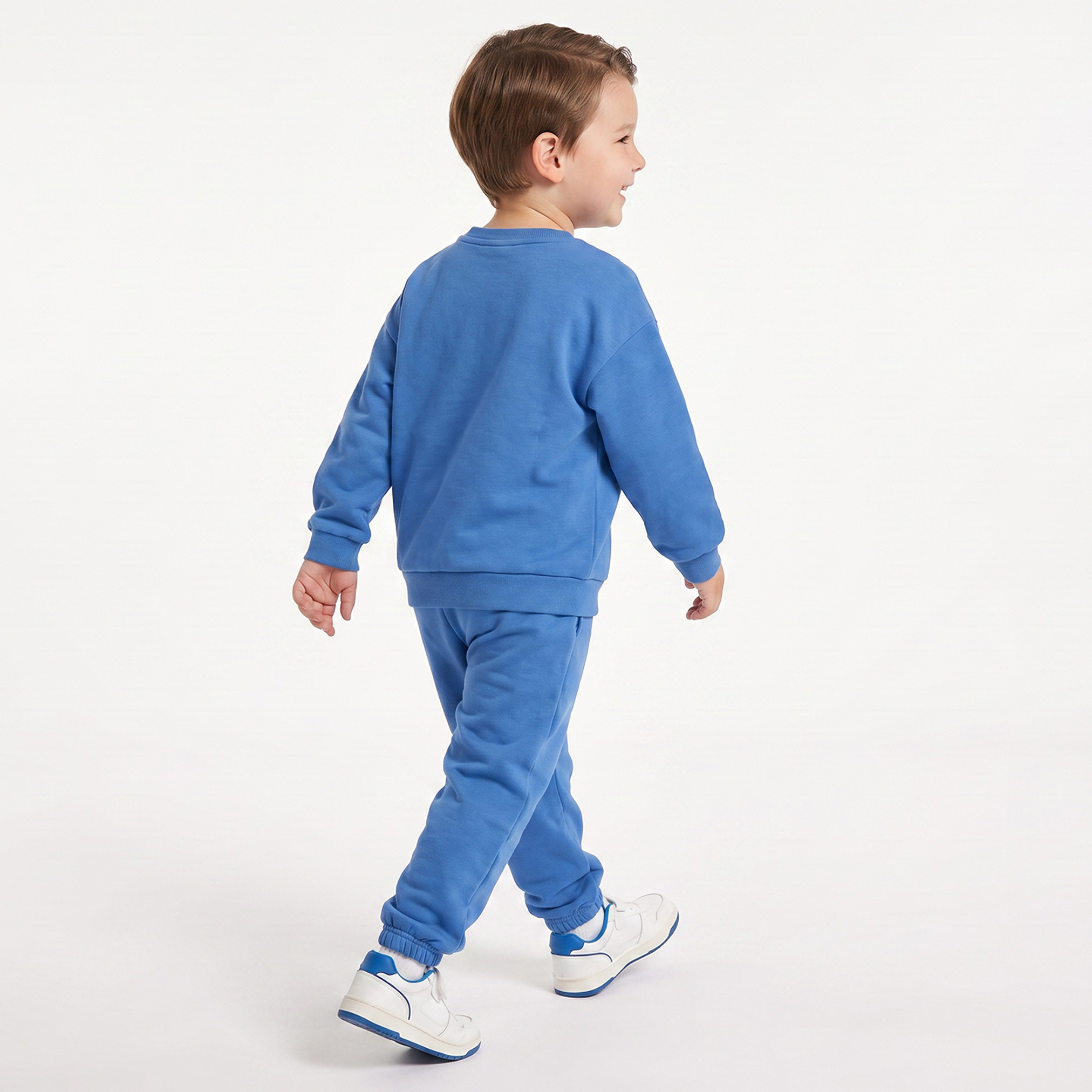 Juniors Crew Neck Long Sleeves Sweatshirt and Joggers Set with Embroidery-boys-clothing-setsandcoords-image-5