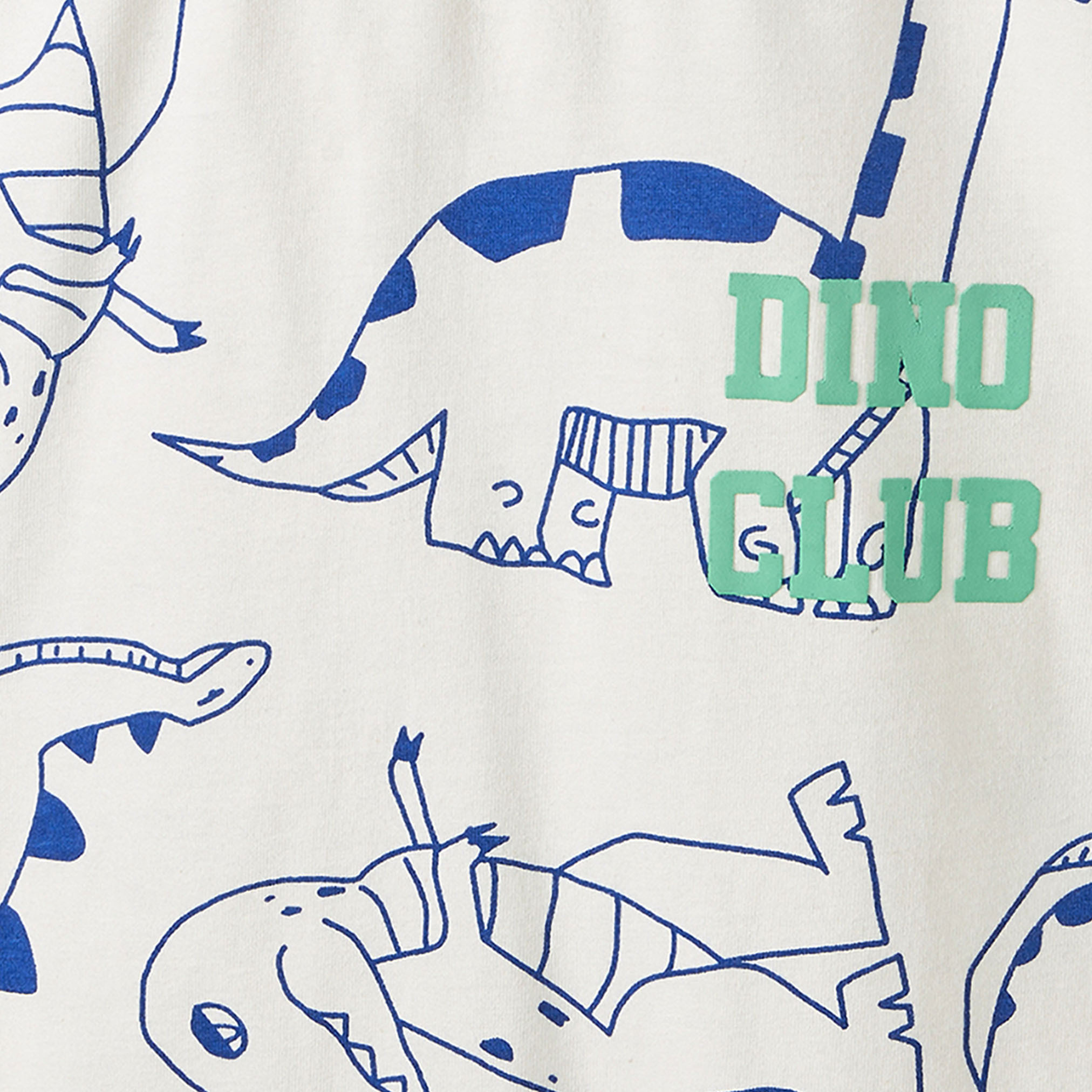 Juniors Crew Neck Short Sleeves T-shirt and Shorts Set with Dinosaur Print-boys-clothing-setsandcoords-image-5