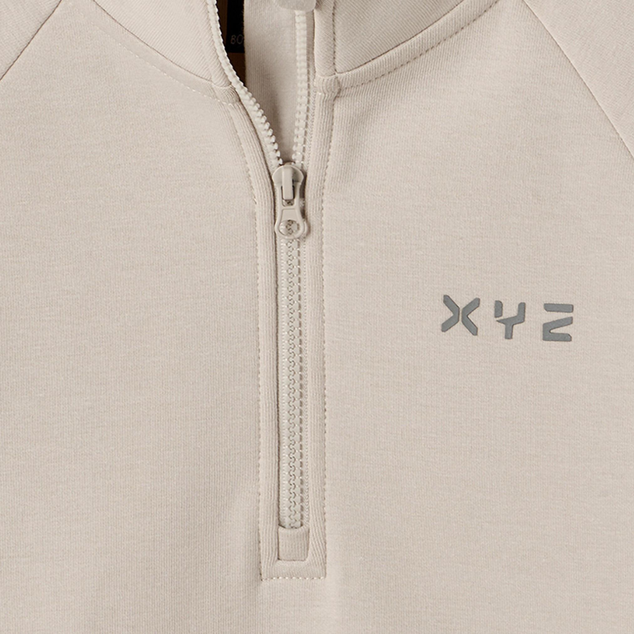 XYZ High Neck Long Sleeves Sweatshirt and Joggers Set with Zip Closure-boys-clothing-setsandcoords-image-5