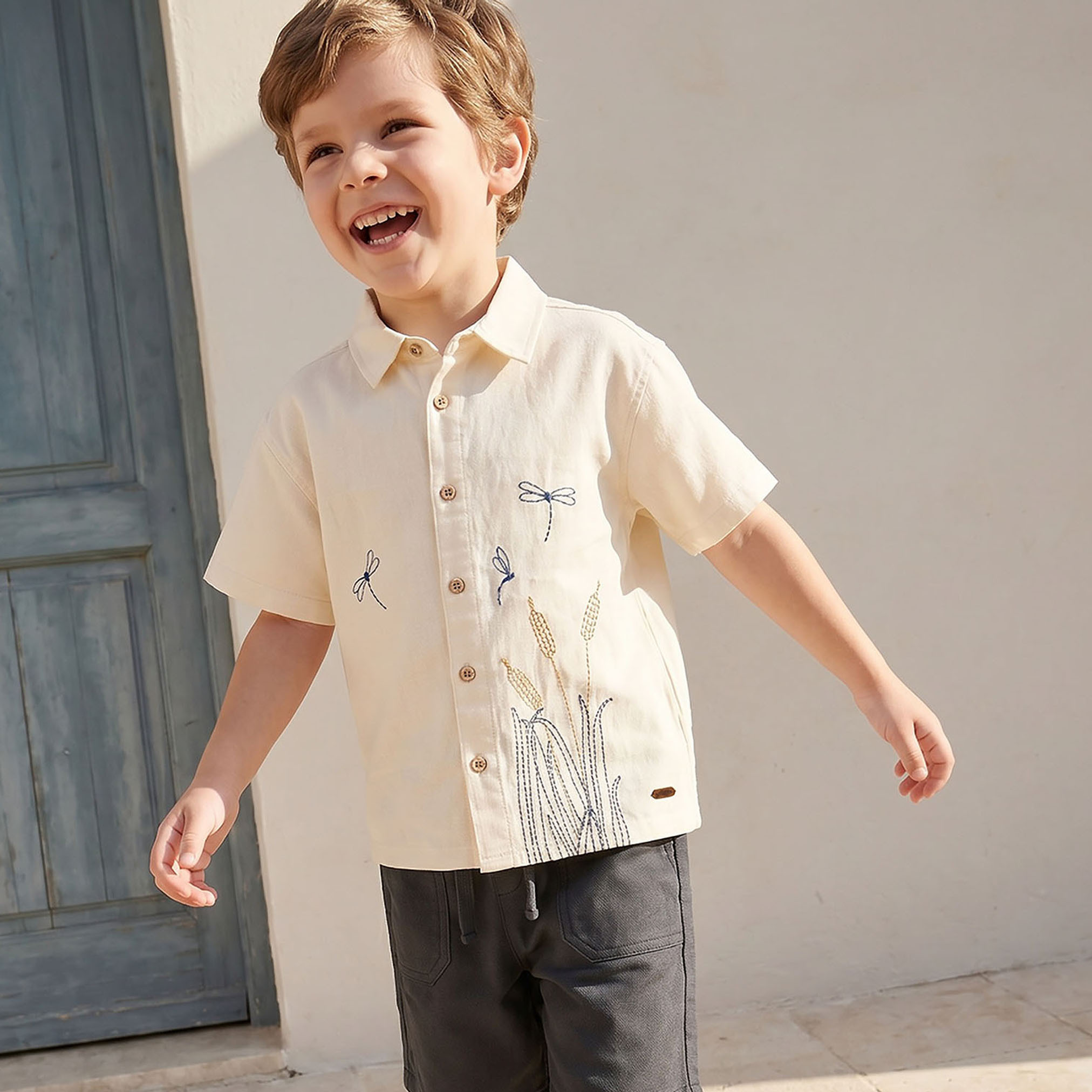 قميص مطرز بأكمام قصيرة من إليجو-boys-clothing-shirts-image-5