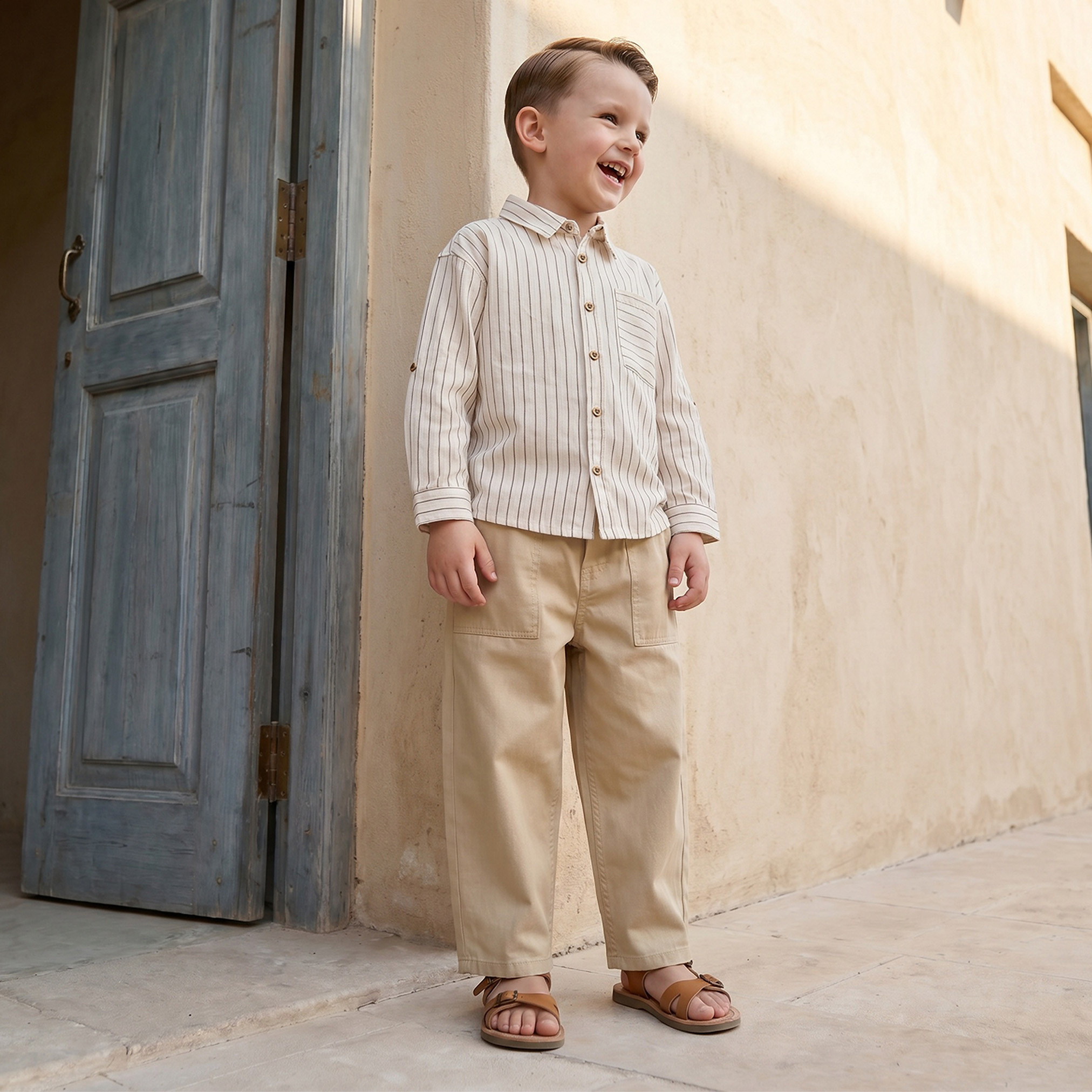 قميص بأكمام طويلة بتصميم مخطط من إليجو-boys-clothing-shirts-image-5