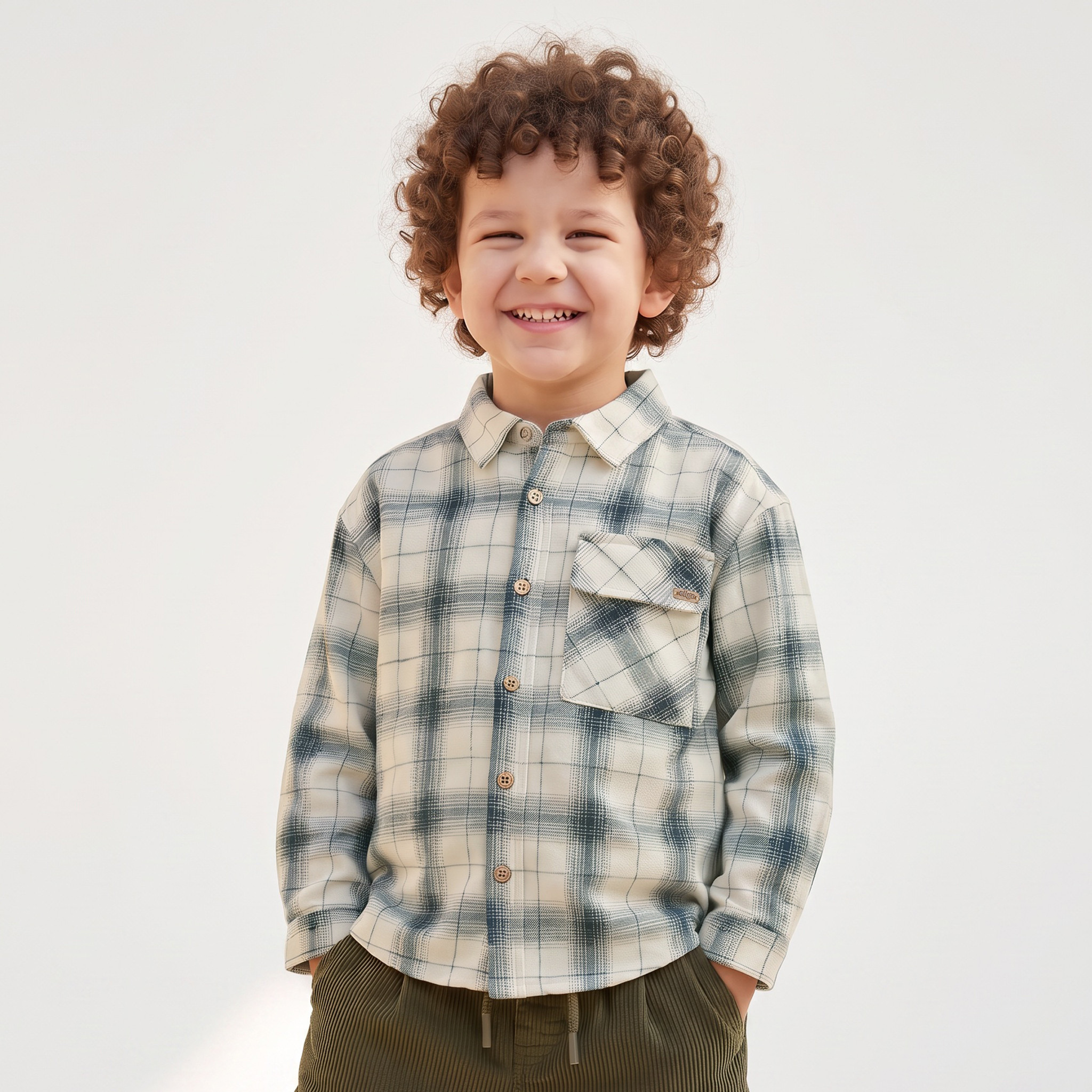قميص كاروهات بأكمام طويلة من إليجو-boys-clothing-shirts-image-1