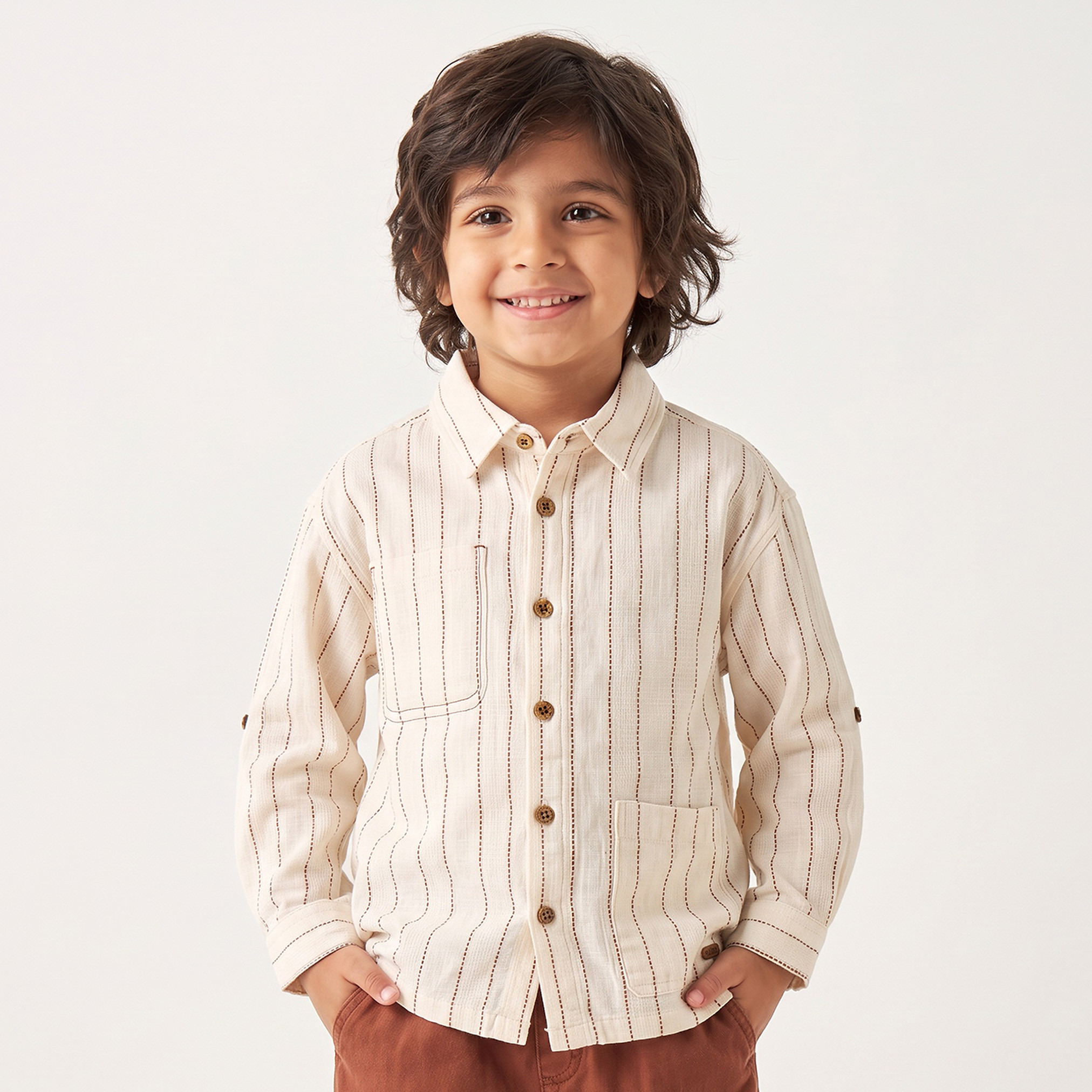 قميص مخطّط وأكمام طويلة من إليجو-boys-clothing-shirts-image-1