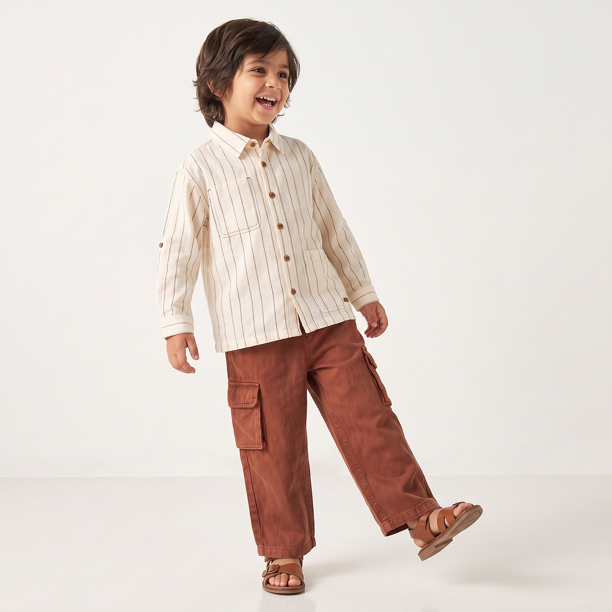 قميص مخطّط وأكمام طويلة من إليجو-boys-clothing-shirts-image-3
