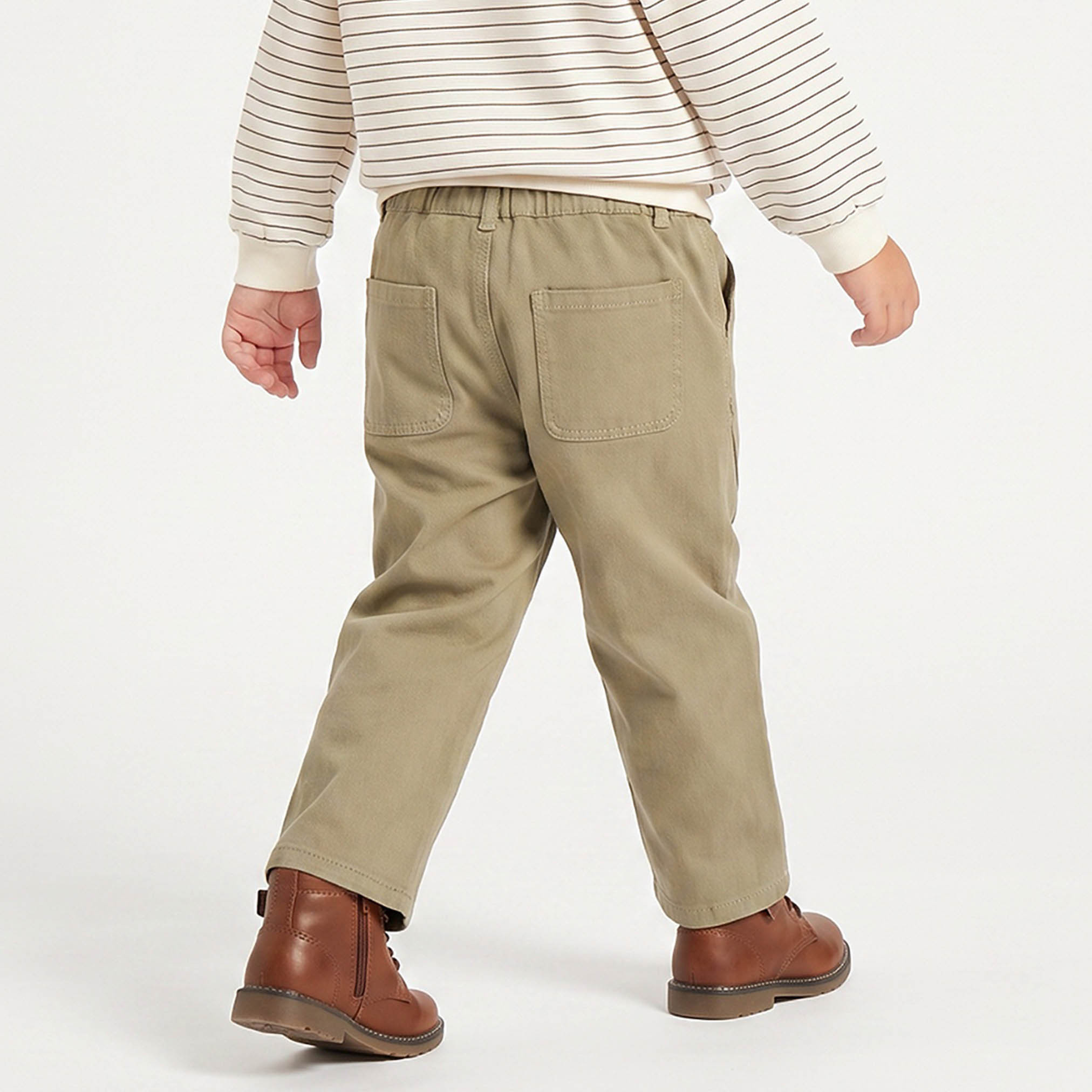بنطلون بقصة مستقيمة وألواح وزر إغلاق من إليجو-boys-clothing-bottoms-trousers-image-3
