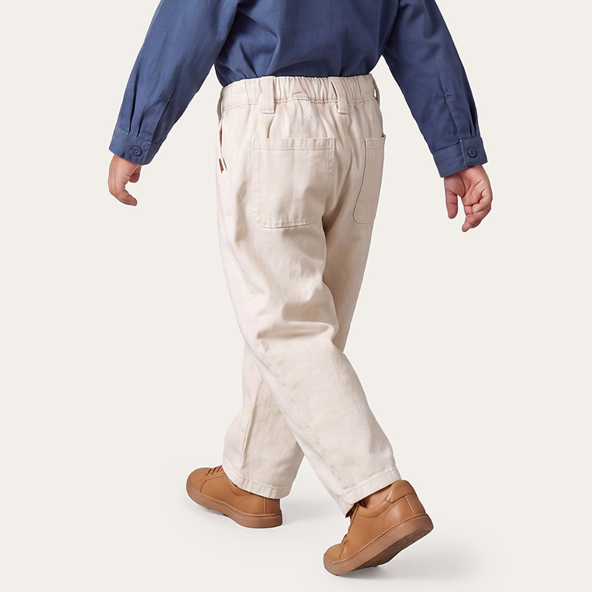 Trousers with Pockets-Elasticated Waist-boys-clothing-bottoms-trousers-image-3