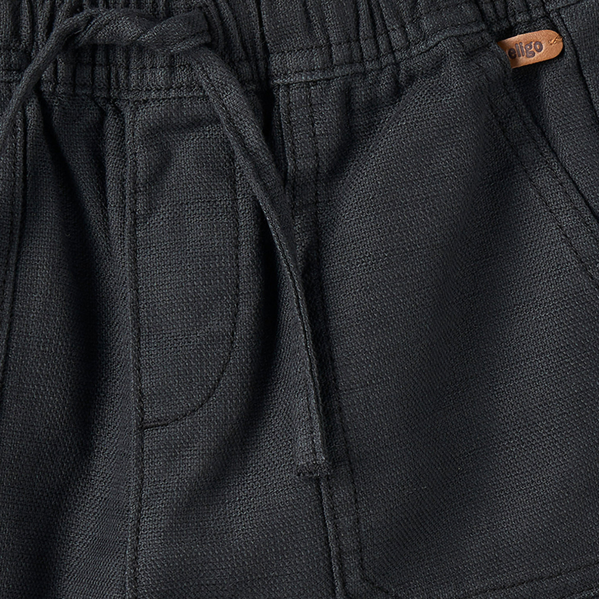 شورت طول الركبة برباط خصر وجيوب من إليجو-baby-boys-clothing-bottoms-shorts-image-4