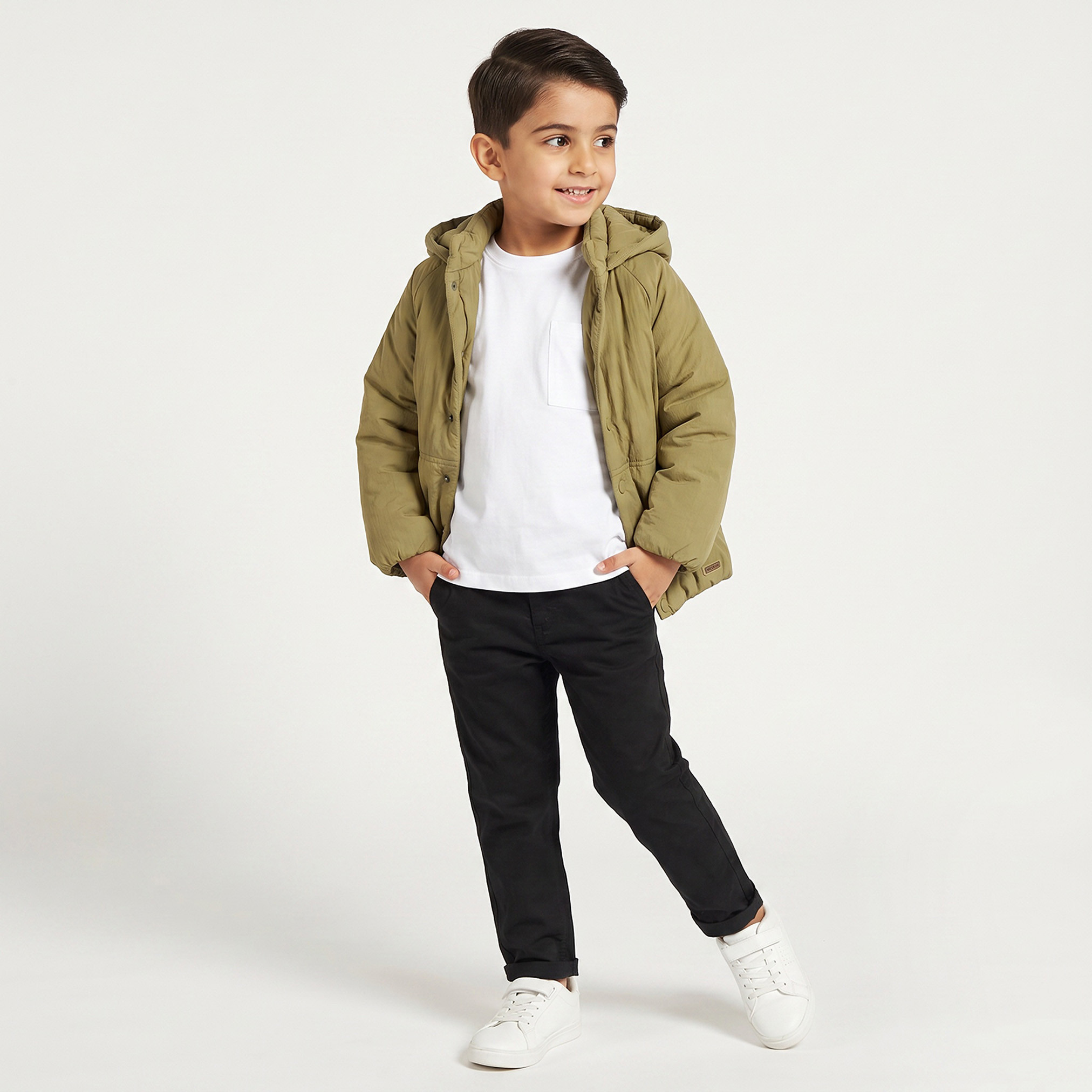 جاكيت بقبعة وأزرار إغلاق كباسة من إليجو-boys-clothing-jacketsandcoats-image-3