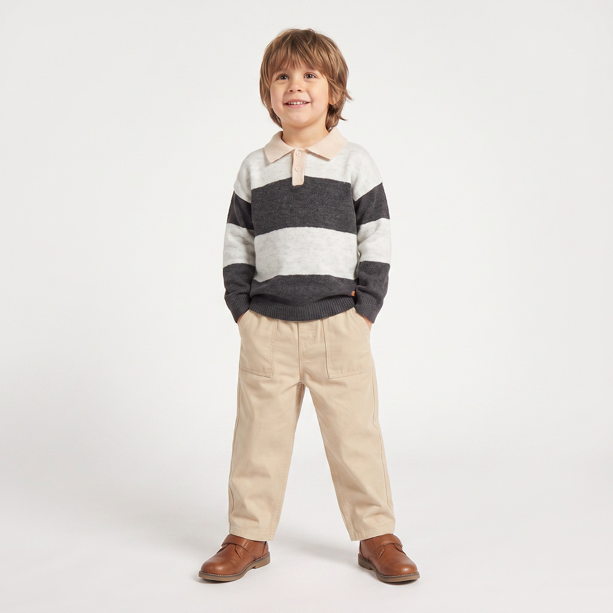 كنزة مخططة بأكمام طويلة من إليجو-baby-boys-clothing-winterwear-jumpersandcardigans-image-5