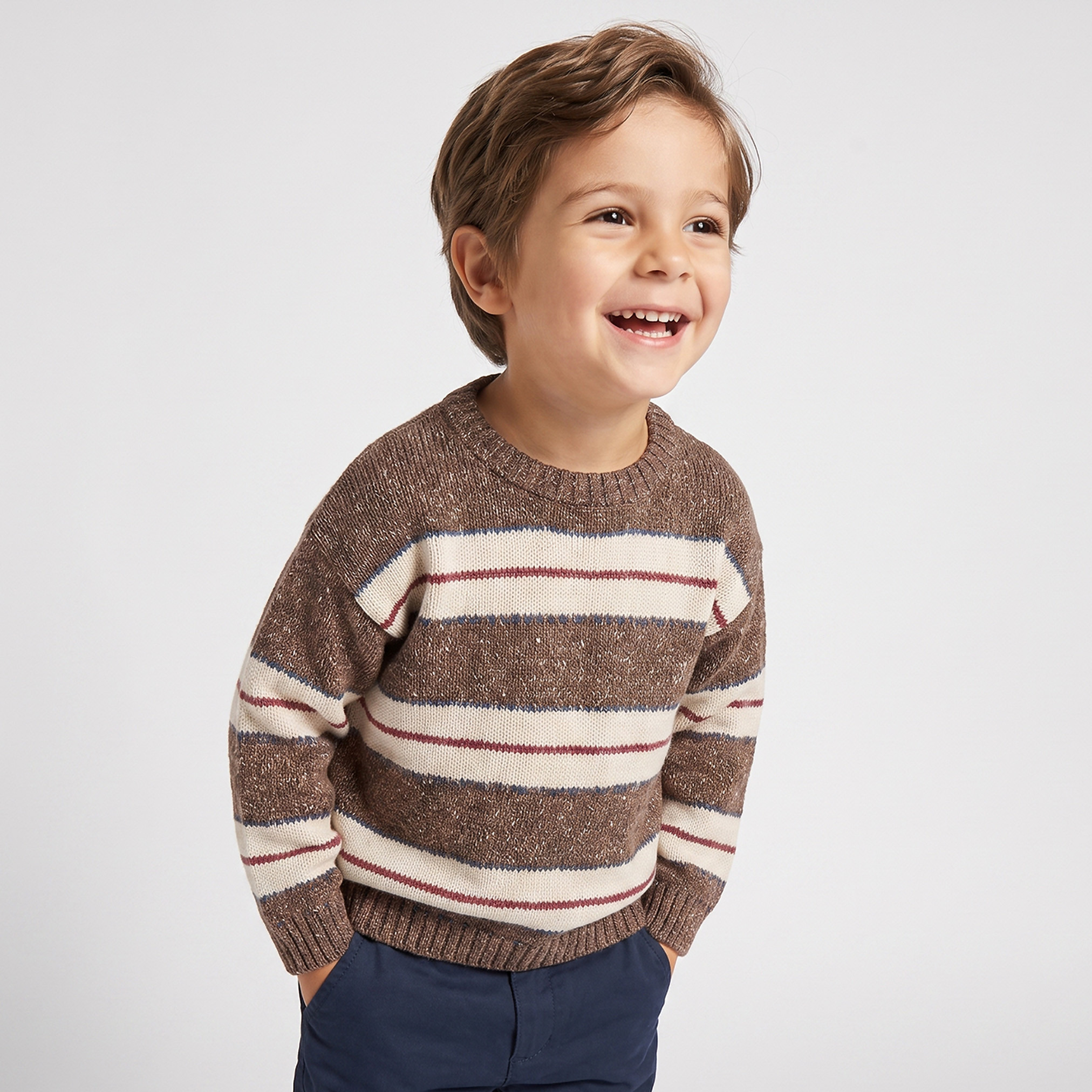 Eligo Striped Cardigan with Long Sleeves-baby-boys-clothing-winterwear-jumpersandcardigans-image-1