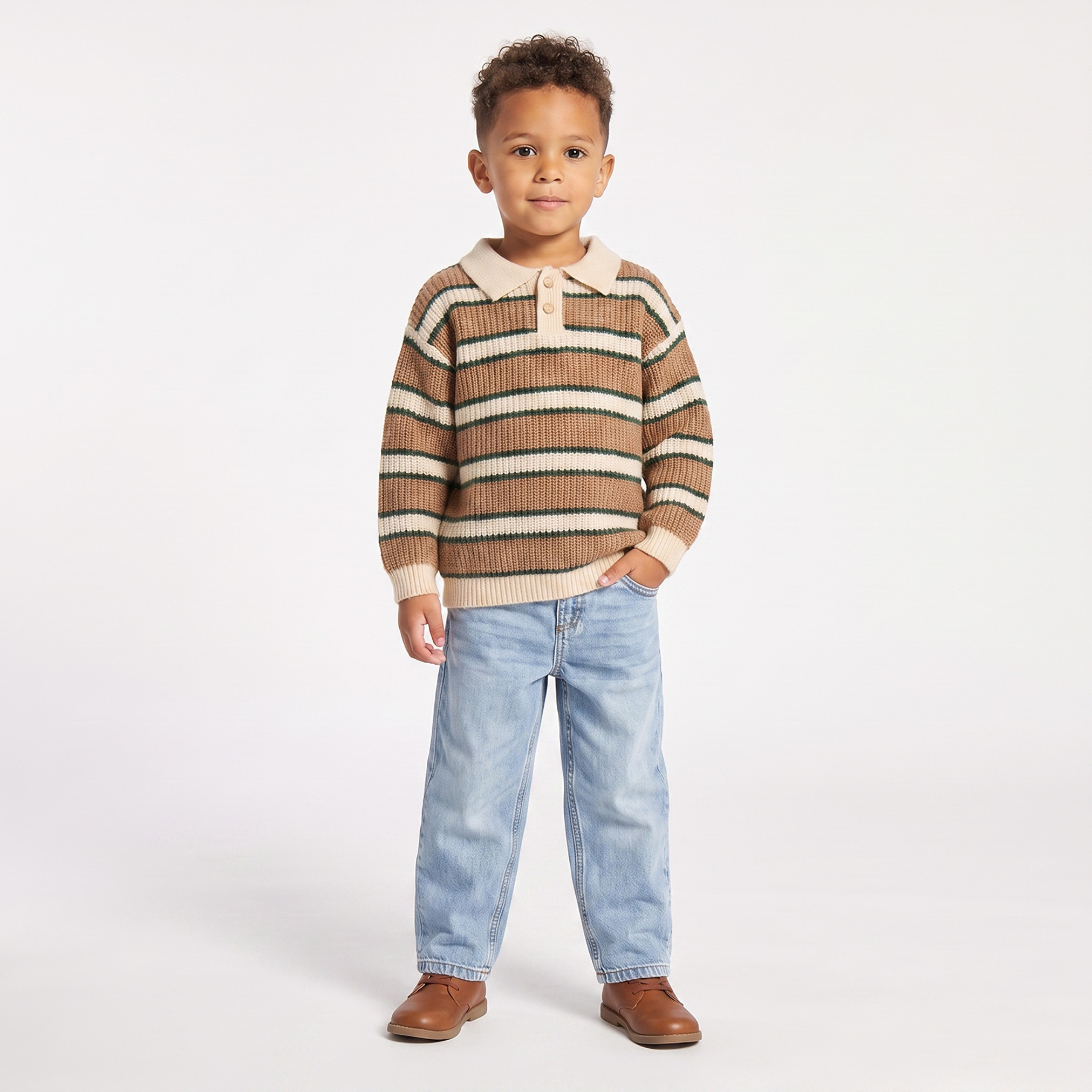 Eligo Striped Sweater with Long Sleeves-baby-boys-clothing-winterwear-jumpersandcardigans-image-5