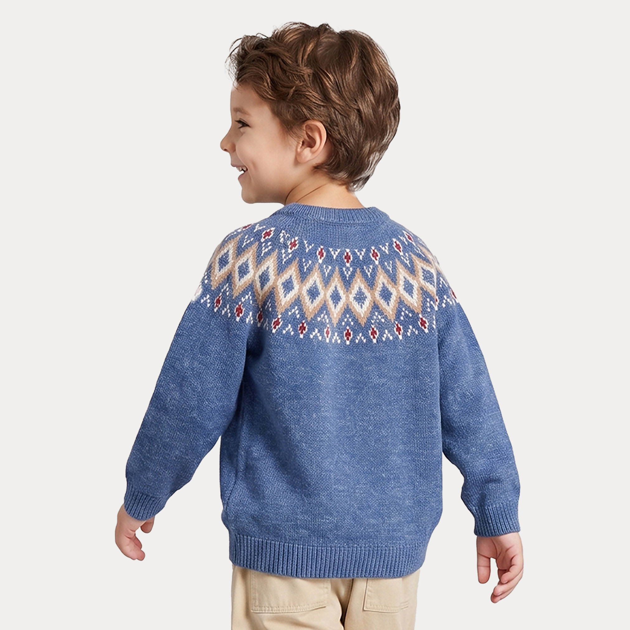 Eligo Fair Isle Sweater with Long Sleeves-baby-boys-clothing-winterwear-jumpersandcardigans-image-3