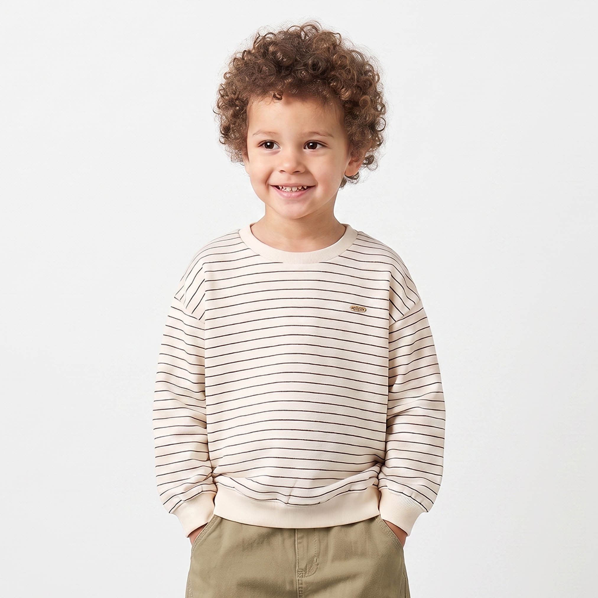 Eligo Striped Sweater with Long Sleeves-baby-boys-clothing-winterwear-jumpersandcardigans-image-1