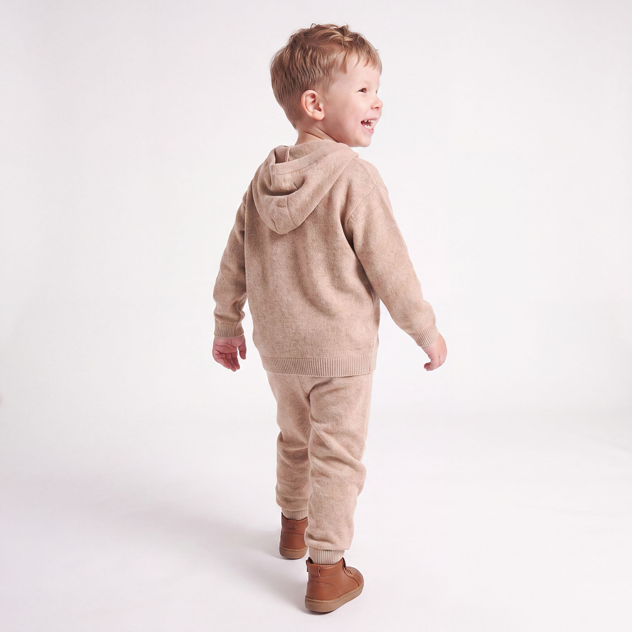 Hooded Long Sleeves Sweatshirt and Trousers Set-boys-clothing-setsandcoords-image-4