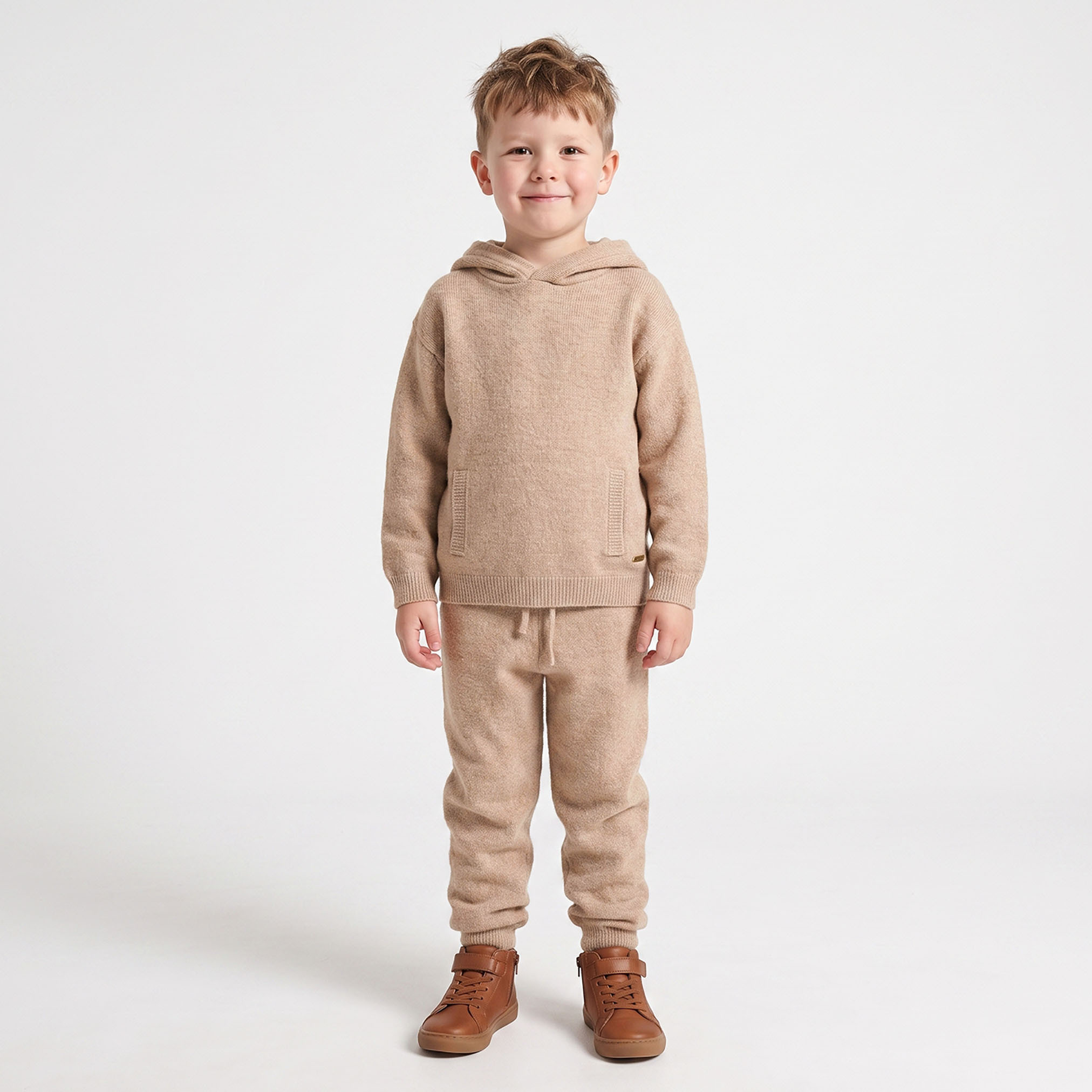 Hooded Long Sleeves Sweatshirt and Trousers Set-boys-clothing-setsandcoords-image-5