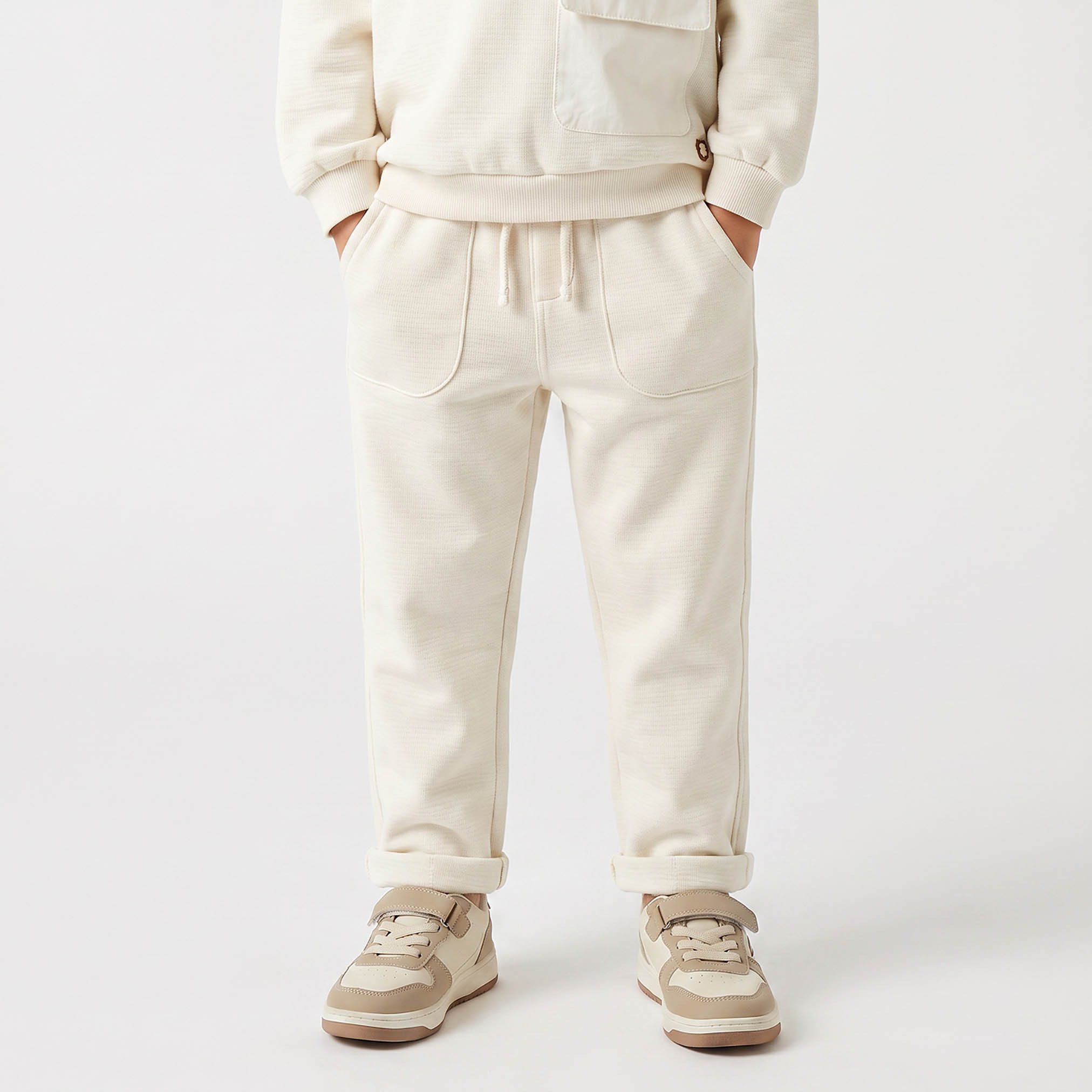 Eligo Crew Neck Long Sleeves Sweatshirt and Joggers Set with Drawstring Closure-boys-clothing-setsandcoords-image-3