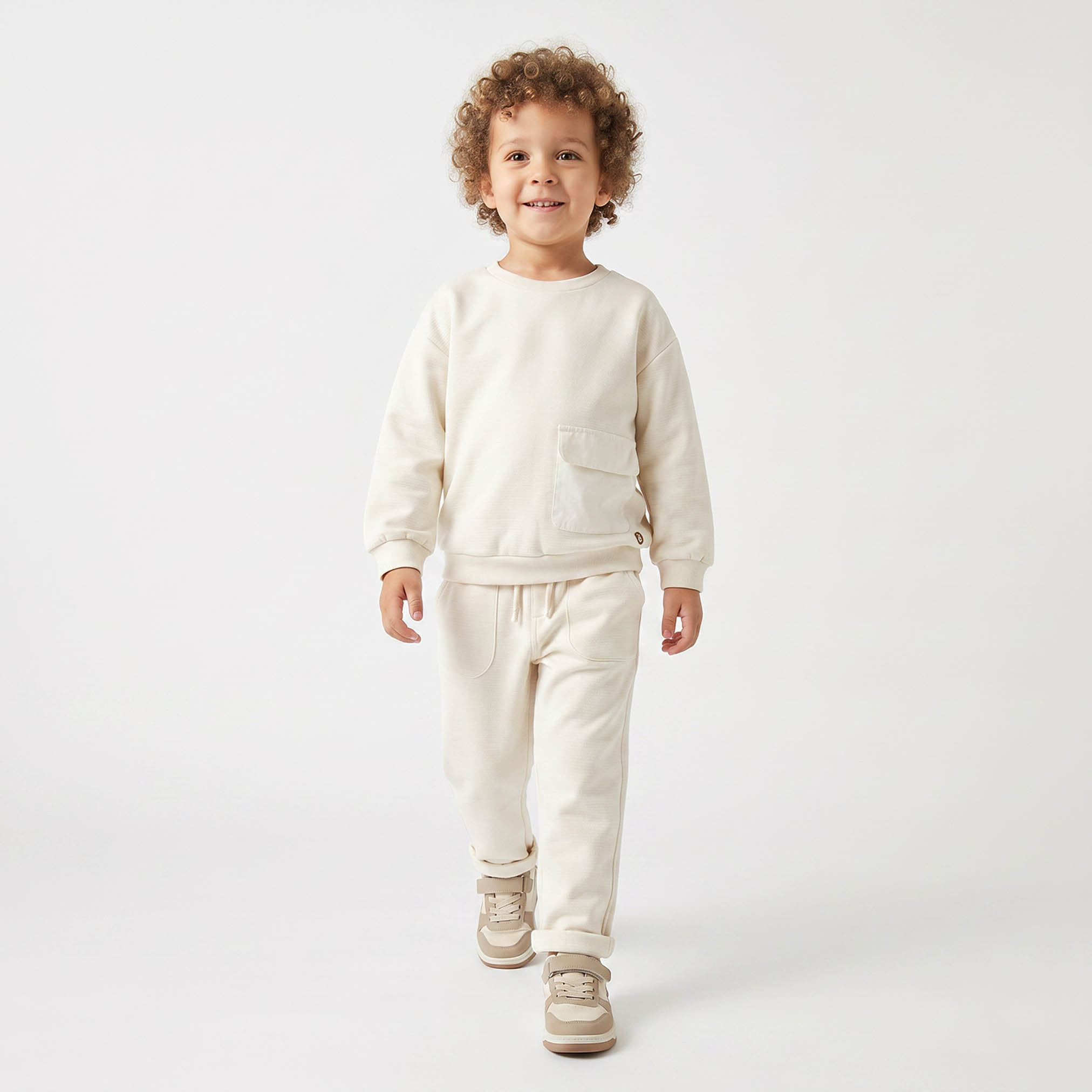 Eligo Crew Neck Long Sleeves Sweatshirt and Joggers Set with Drawstring Closure-boys-clothing-setsandcoords-image-7