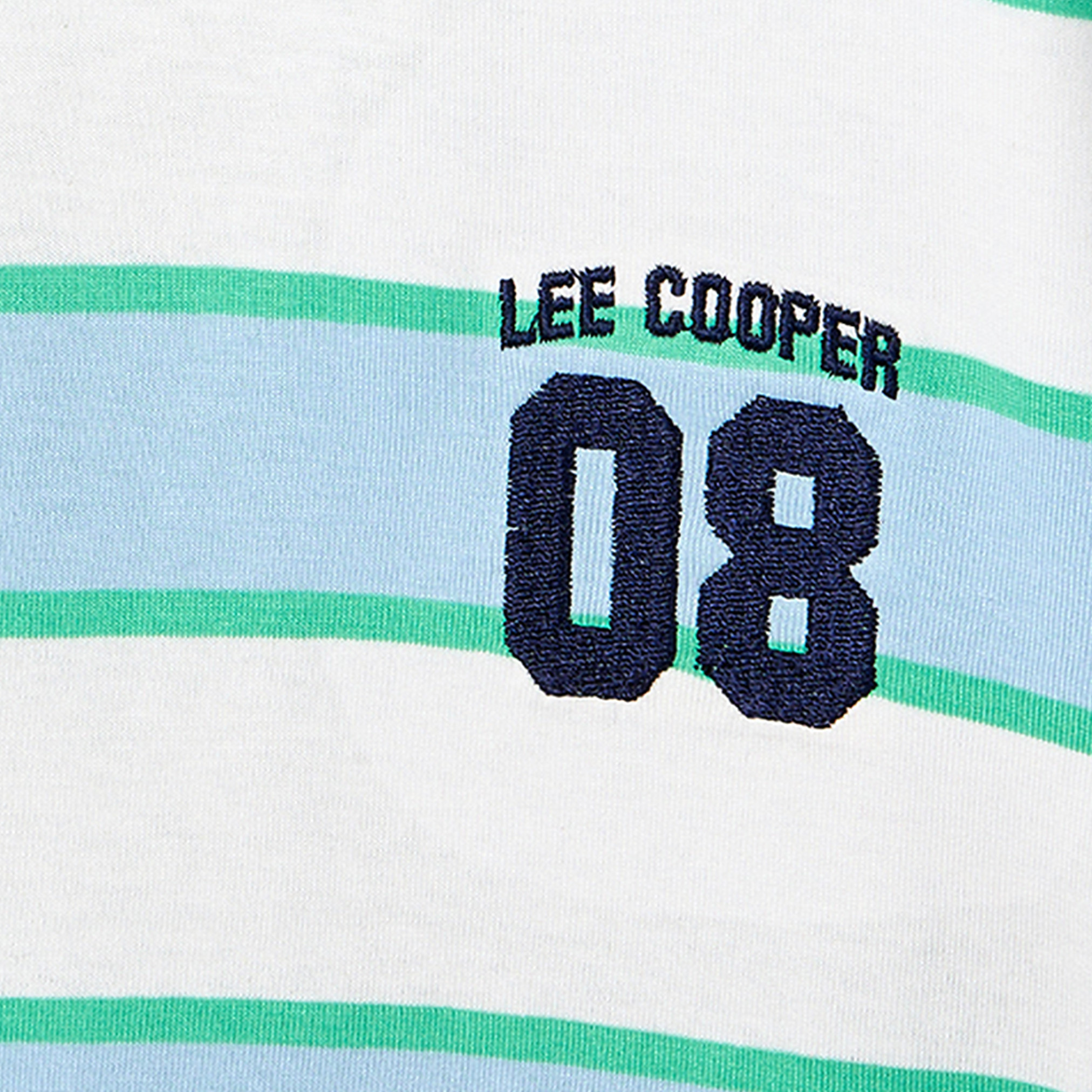 تيشيرت مخطط بياقة ضيقة وأكمام قصيرة من لي كوبر-boys-clothing-tshirtsandpolos-image-4