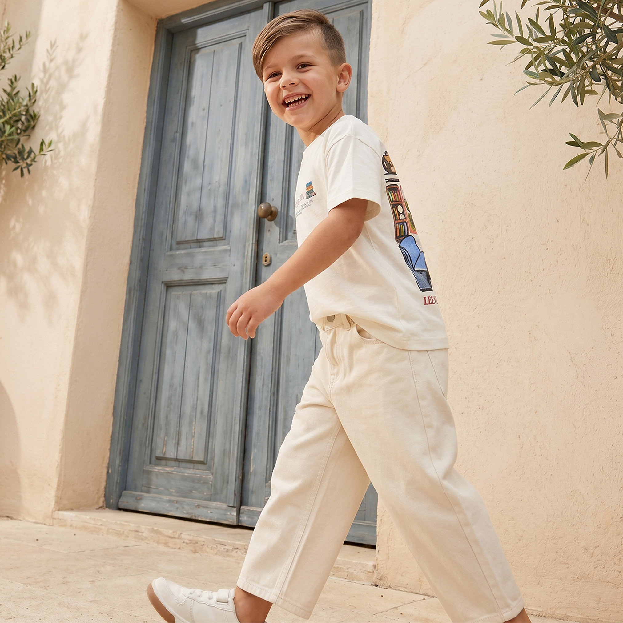 تيشيرت بياقة ضيقة وأكمام قصيرة وطبعات من لي كوبر-boys-clothing-tshirtsandpolos-image-5