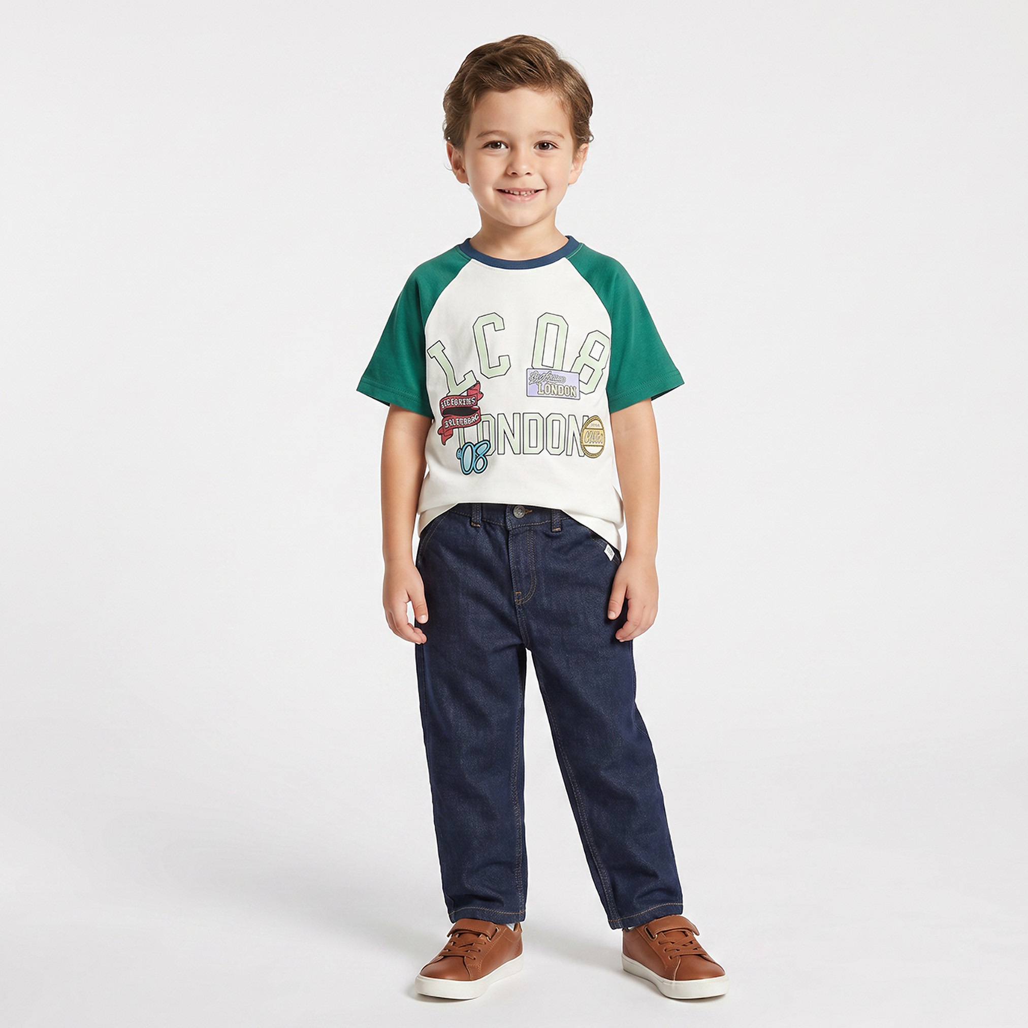 تيشيرت بياقة ضيقة وأكمام قصيرة وطبعات من لي كوبر-boys-clothing-tshirtsandpolos-image-4