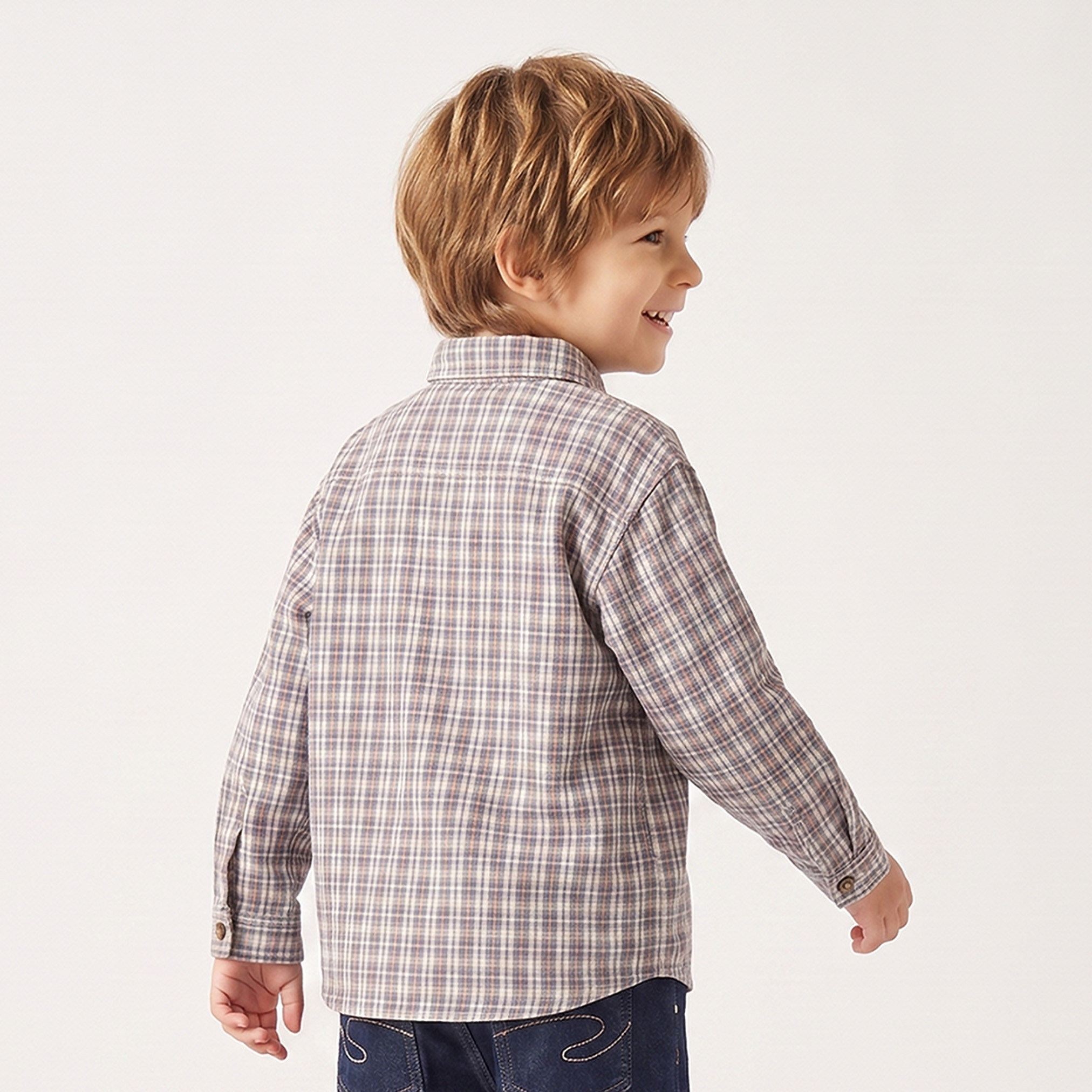 قميص كاروهات بأكمام طويلة من لي كوبر-boys-clothing-shirts-image-3
