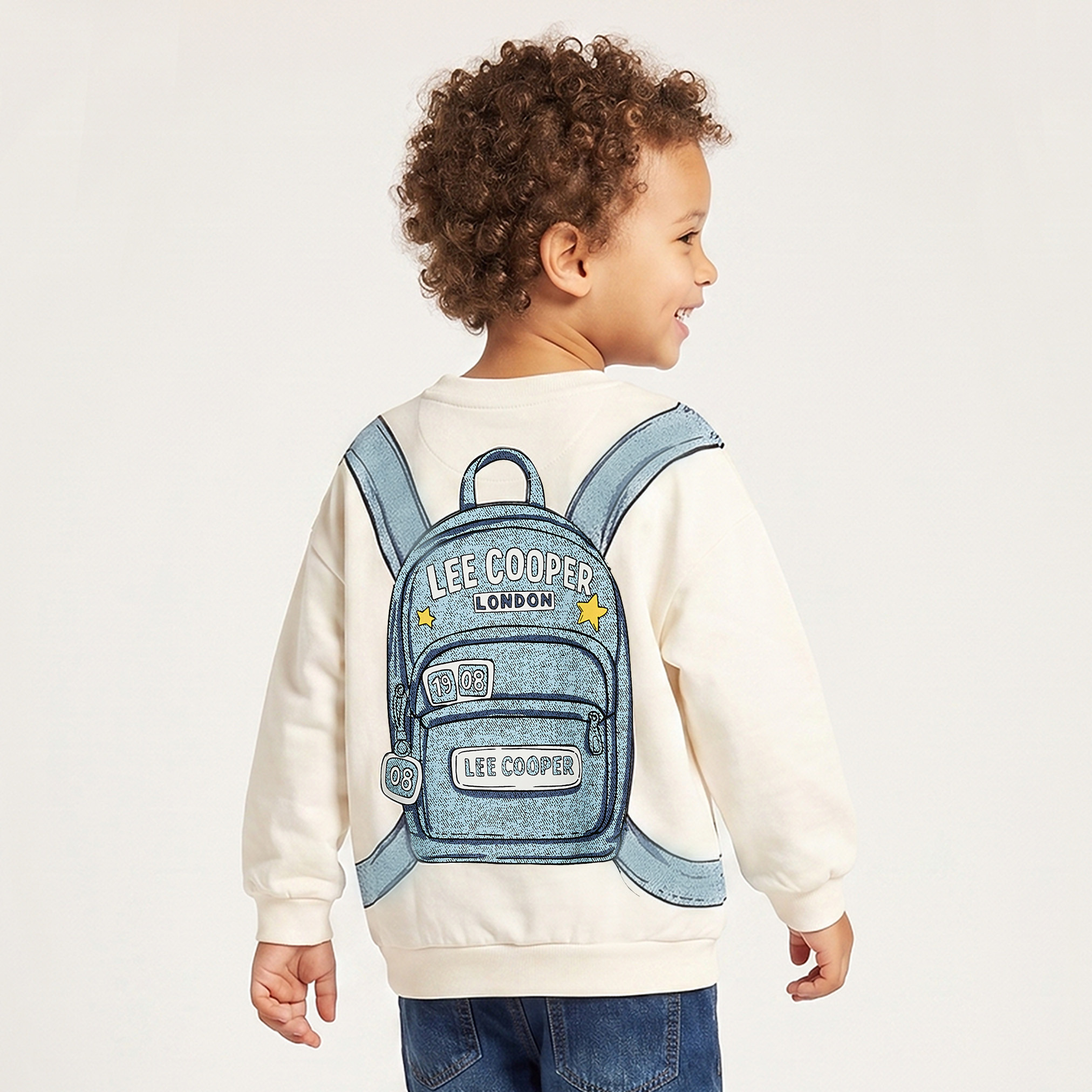 سويت شيرت بأكمام طويلة وطبعات شنطة ظهر من لي كوبر-baby-boys-clothing-winterwear-sweatshirts-image-3