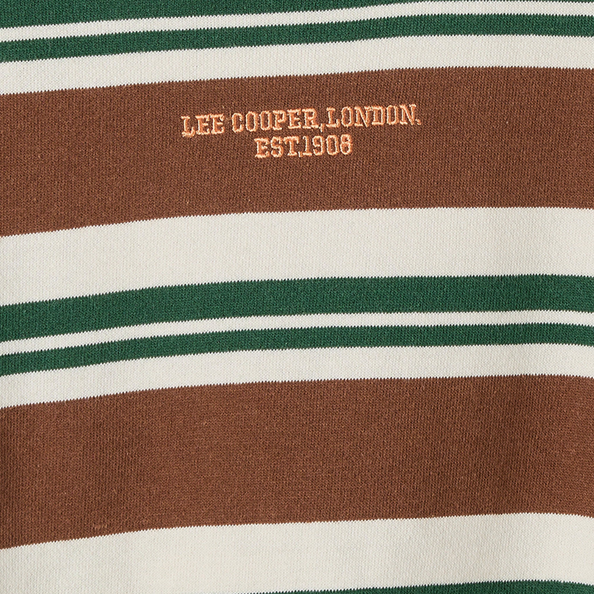 Lee Cooper Striped Sweatshirt with Long Sleeves-baby-boys-clothing-winterwear-sweatshirts-image-4