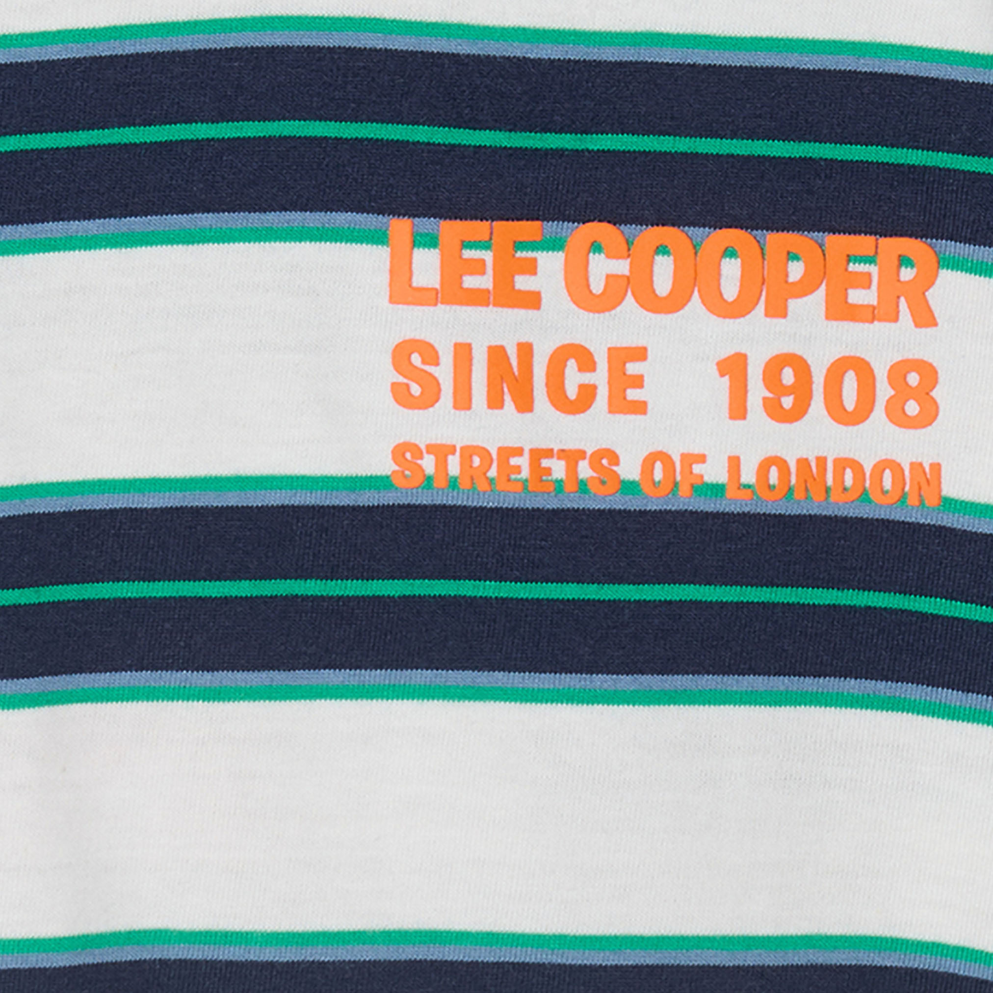 طقم شورت وتيشيرت مخطّط بأكمام قصيرة وياقة ضيقة من لي كوبر-boys-clothing-setsandcoords-image-5