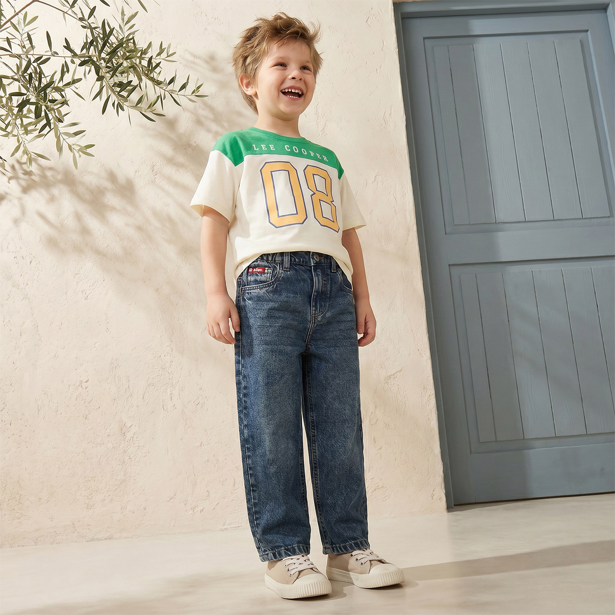 Juniors Jeans with Elasticated Waistband-boys-clothing-bottoms-jeans-image-7