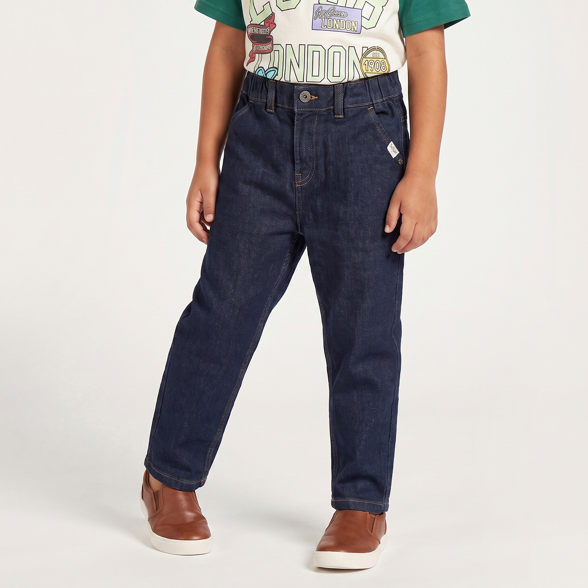 بنطلون جينز بجيوب من لي كوبر-boys-clothing-bottoms-jeans-image-1