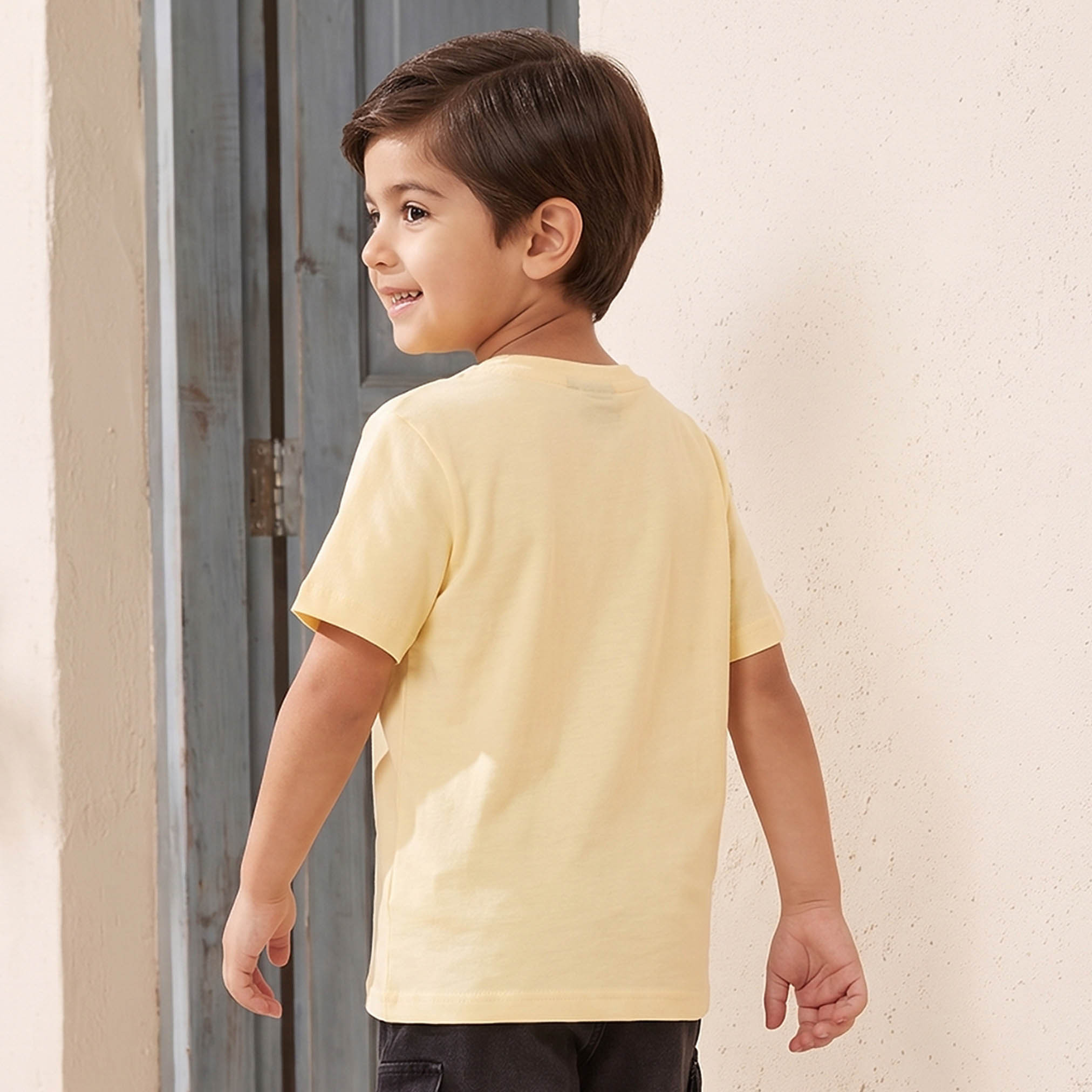 Disney Crew Neck Short Sleeves T-shirt with Mickey Mouse Print-boys-clothing-tshirtsandpolos-image-3