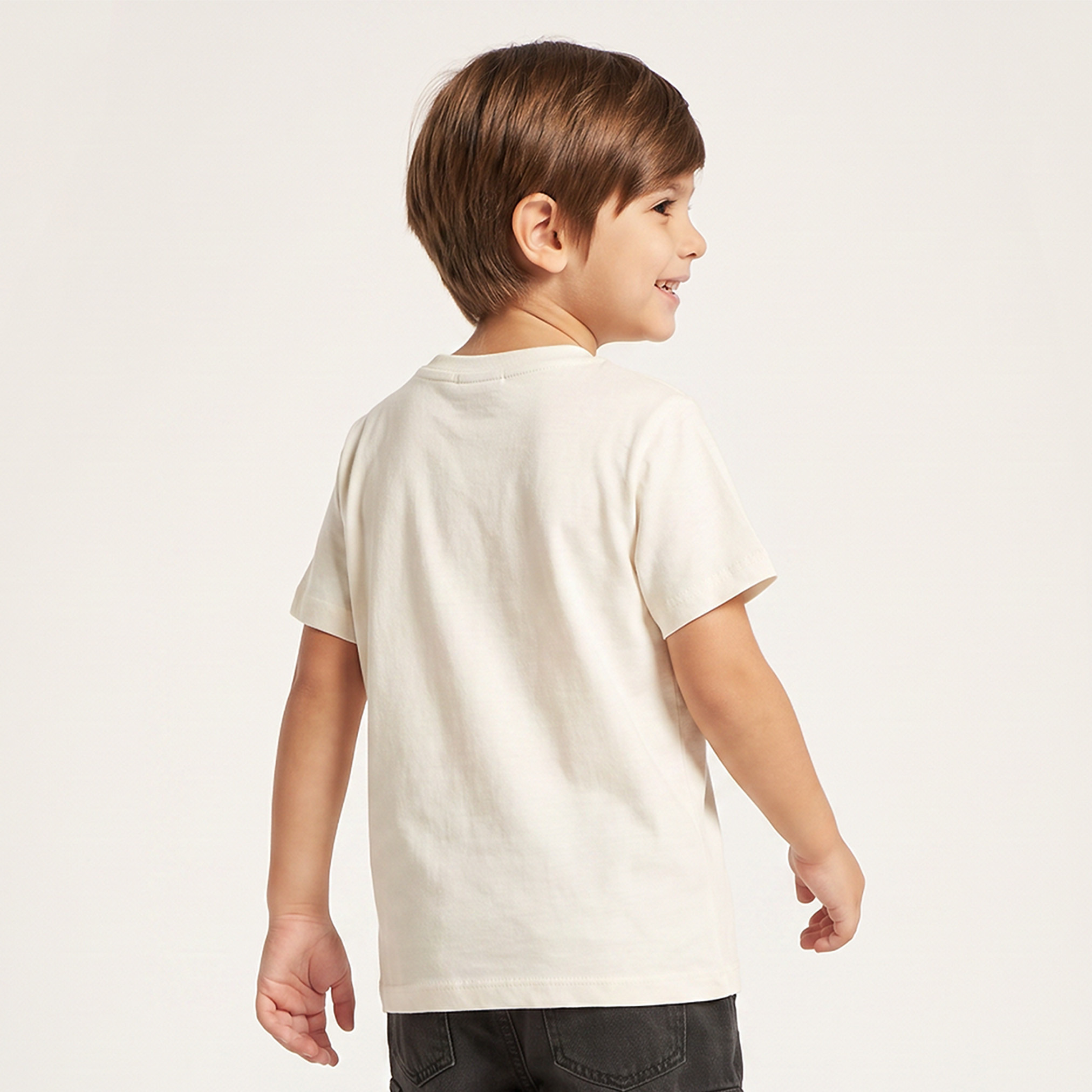 Disney Crew Neck Short Sleeves T-shirt with Mickey Mouse Print-boys-clothing-tshirtsandpolos-image-3
