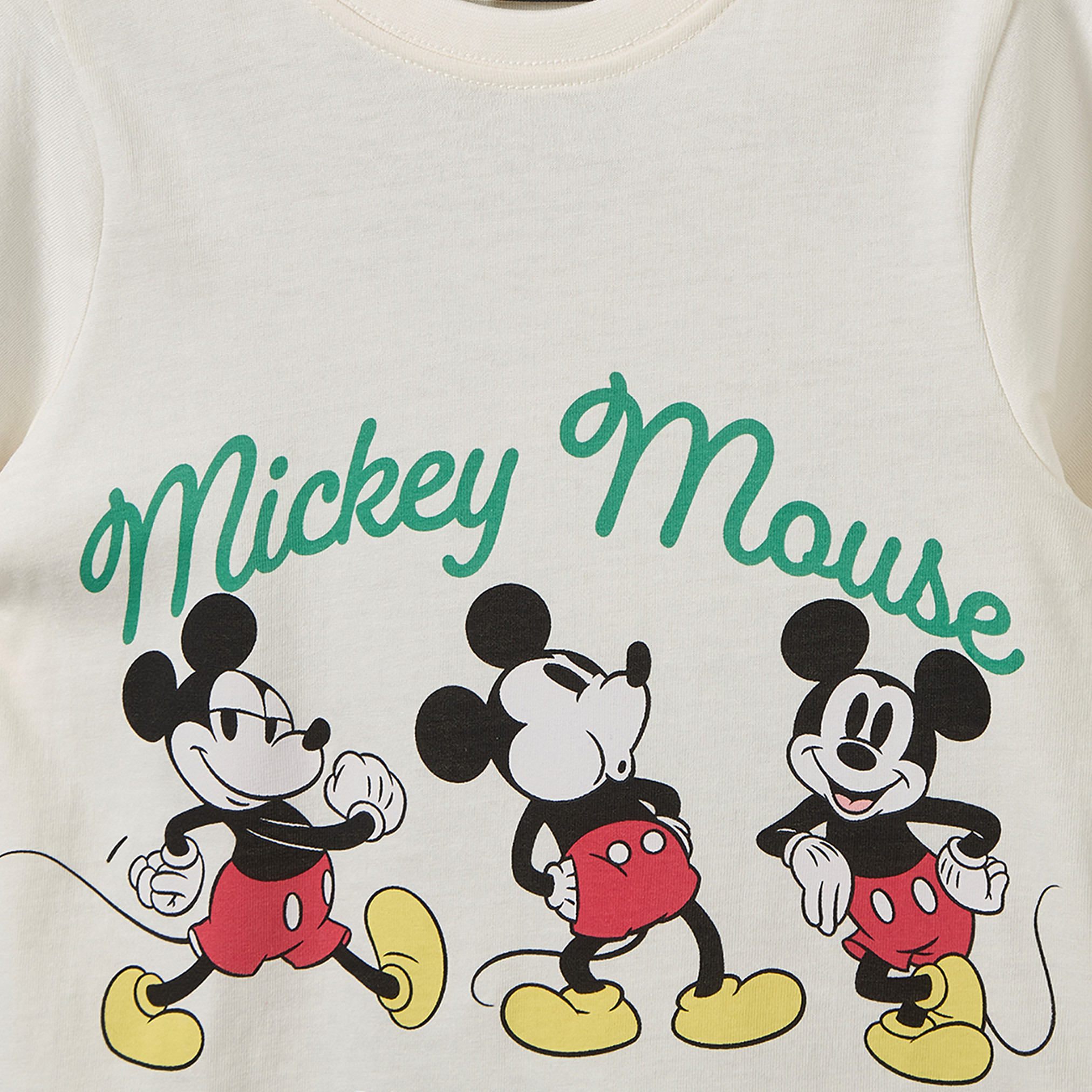 Disney Crew Neck Short Sleeves T-shirt with Mickey Mouse Print-boys-clothing-tshirtsandpolos-image-4