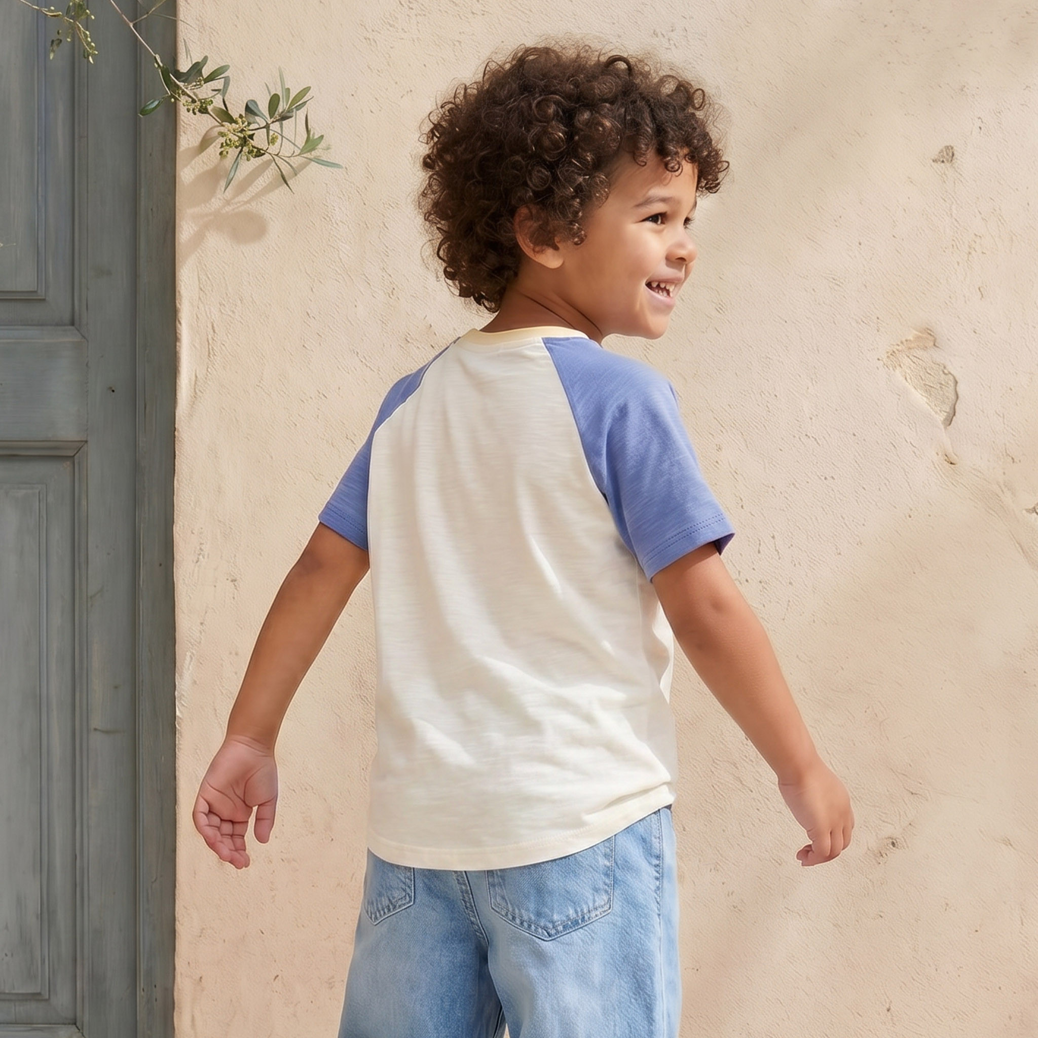 Disney Crew Neck Short Sleeves T-shirt with Mickey Mouse and Friends Print-boys-clothing-tshirtsandpolos-image-3