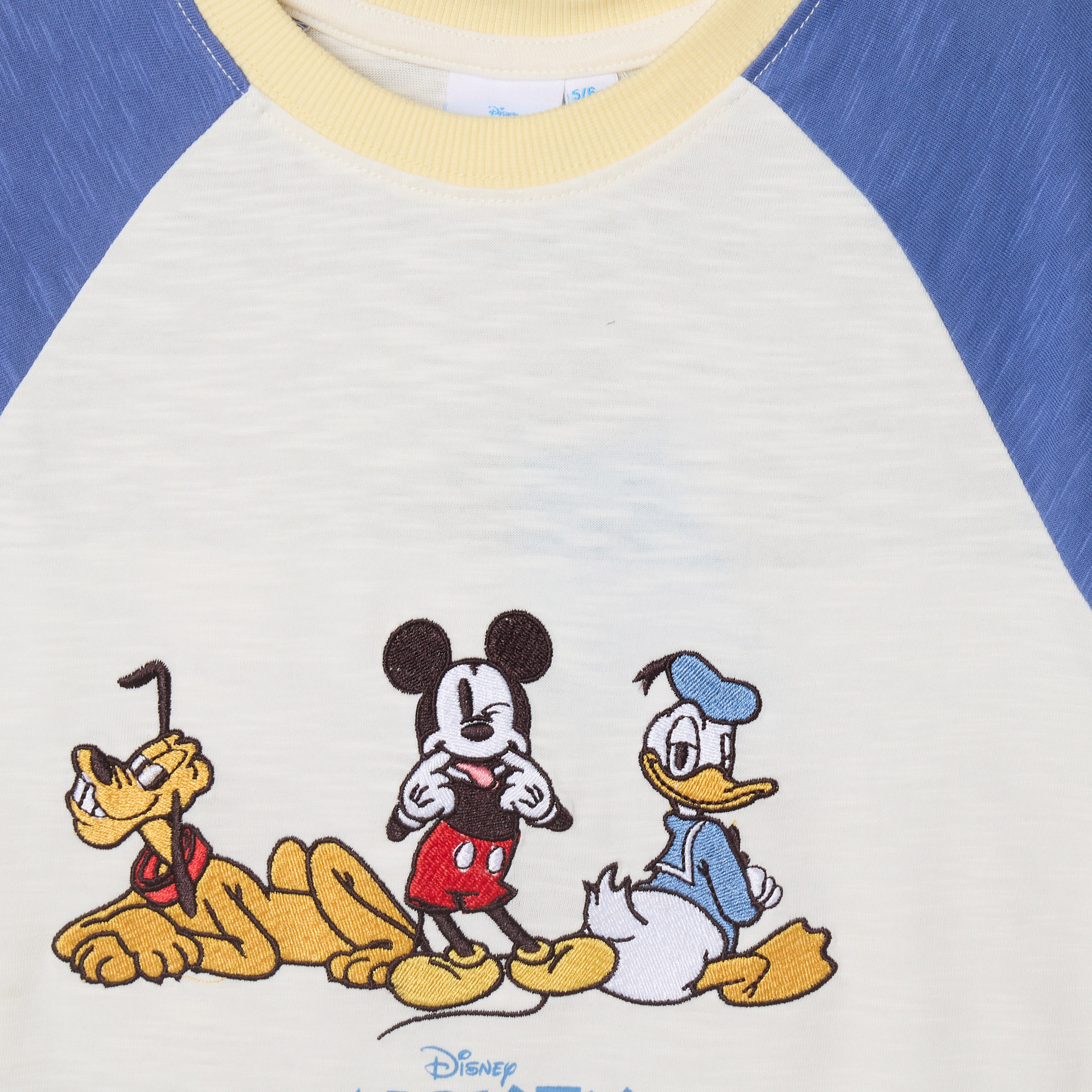 Disney Crew Neck Short Sleeves T-shirt with Mickey Mouse and Friends Print-boys-clothing-tshirtsandpolos-image-4