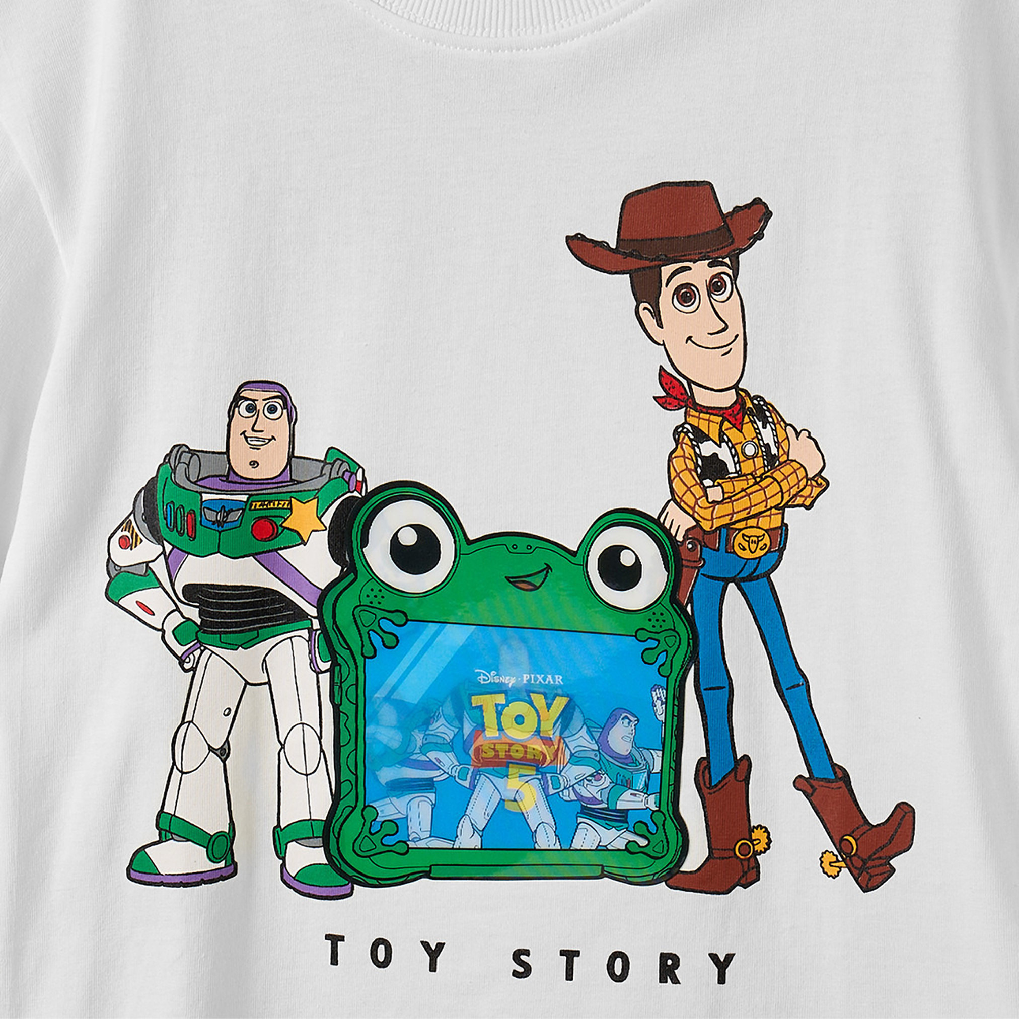 Disney Crew Neck Short Sleeves T-shirt with Toy Story Print-baby-boys-clothing-tshirtsandpolos-image-4
