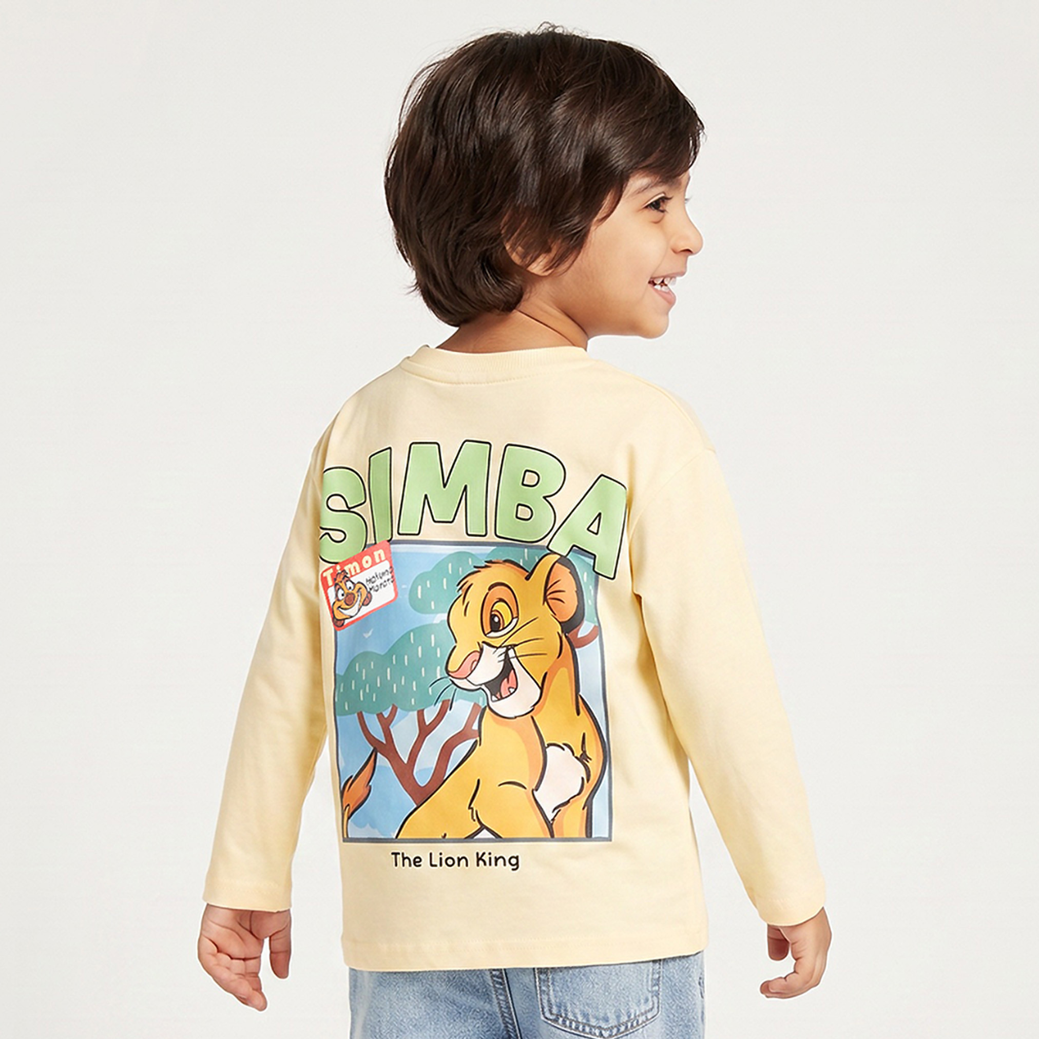 تيشيرت بياقة ضيقة وأكمام طويلة وطبعات من ديزني-boys-clothing-tshirtsandpolos-image-2