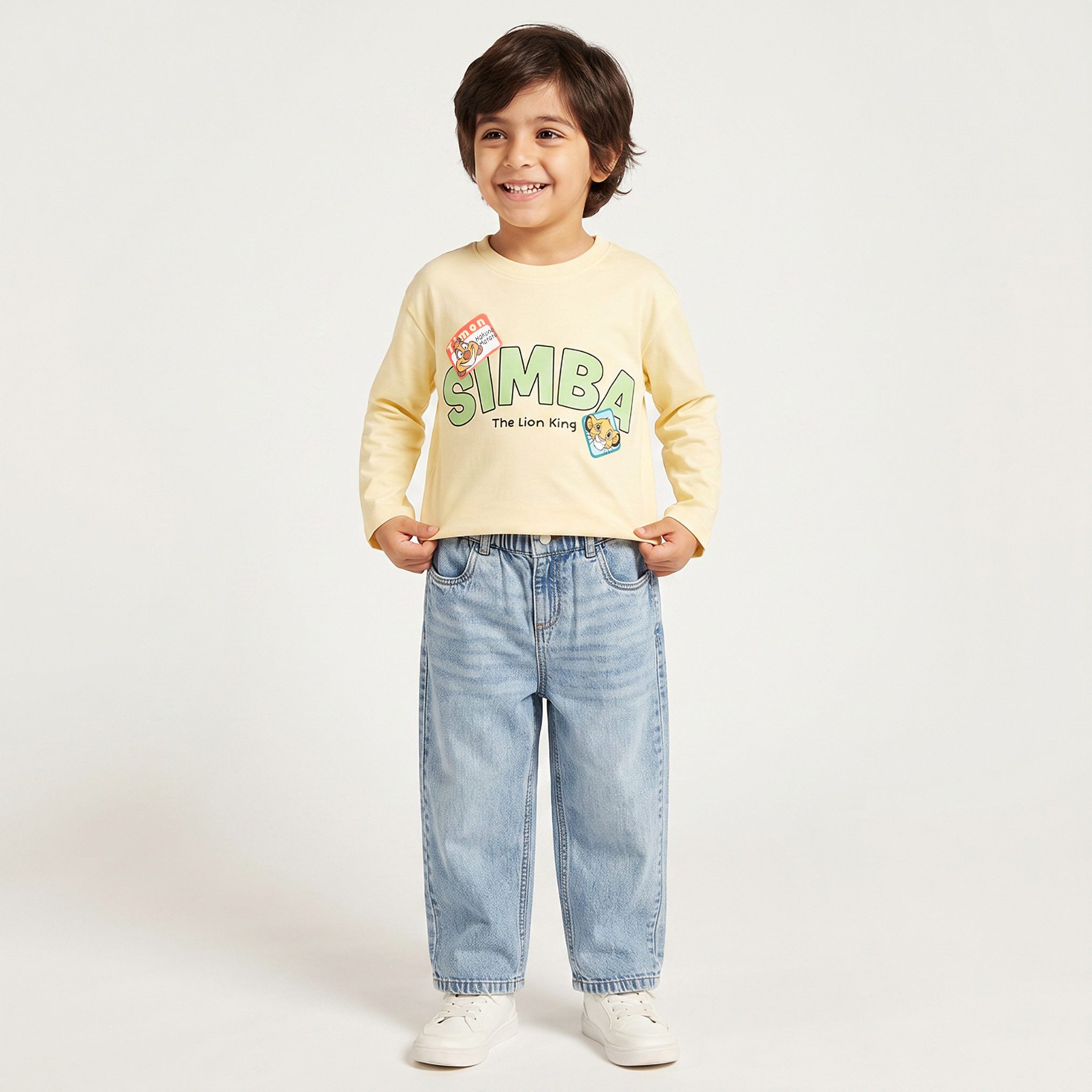 تيشيرت بياقة ضيقة وأكمام طويلة وطبعات من ديزني-boys-clothing-tshirtsandpolos-image-5