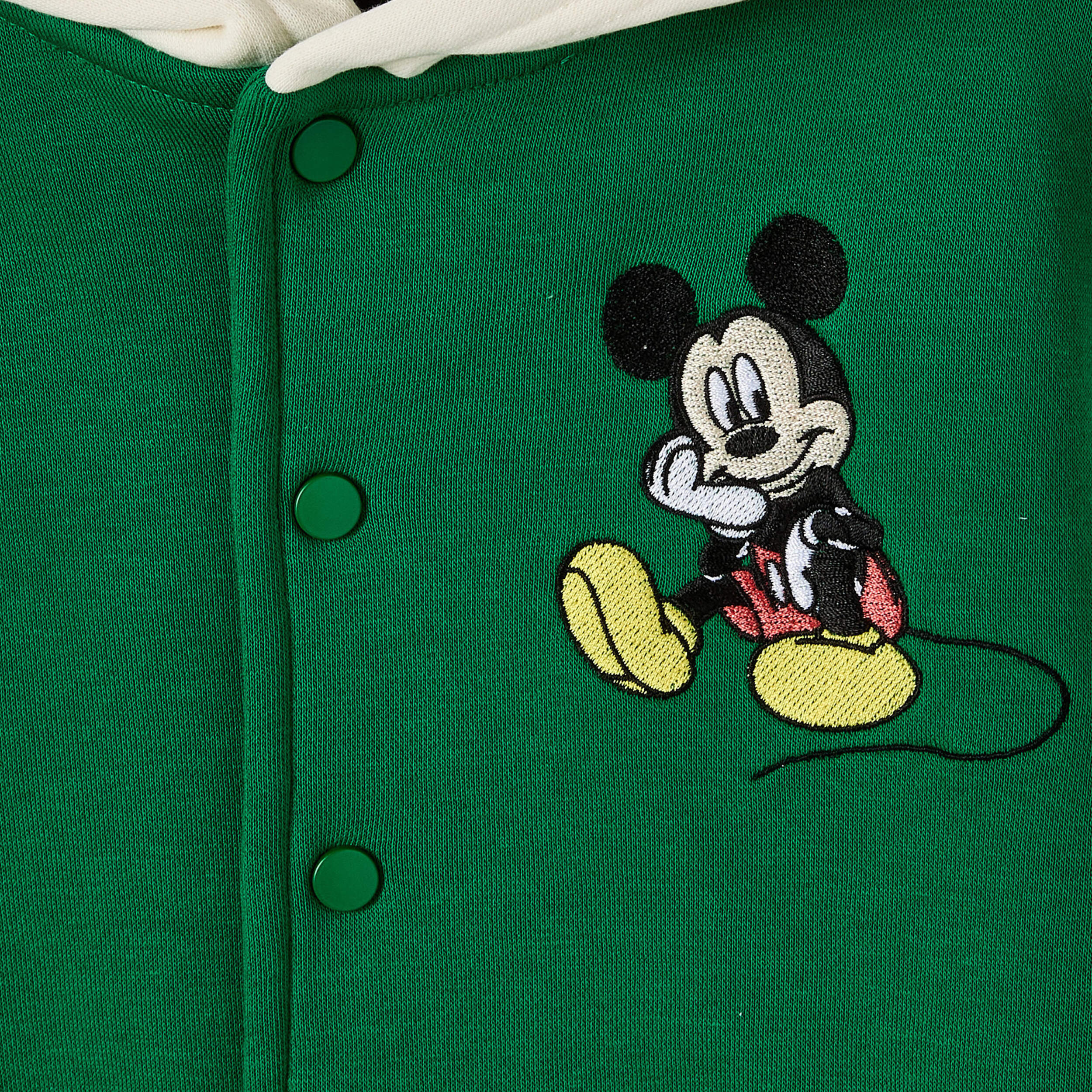 Disney Mickey Mouse Embroidered Hooded Sweatshirt with Long Sleeves-baby-boys-clothing-sweatshirts-image-4