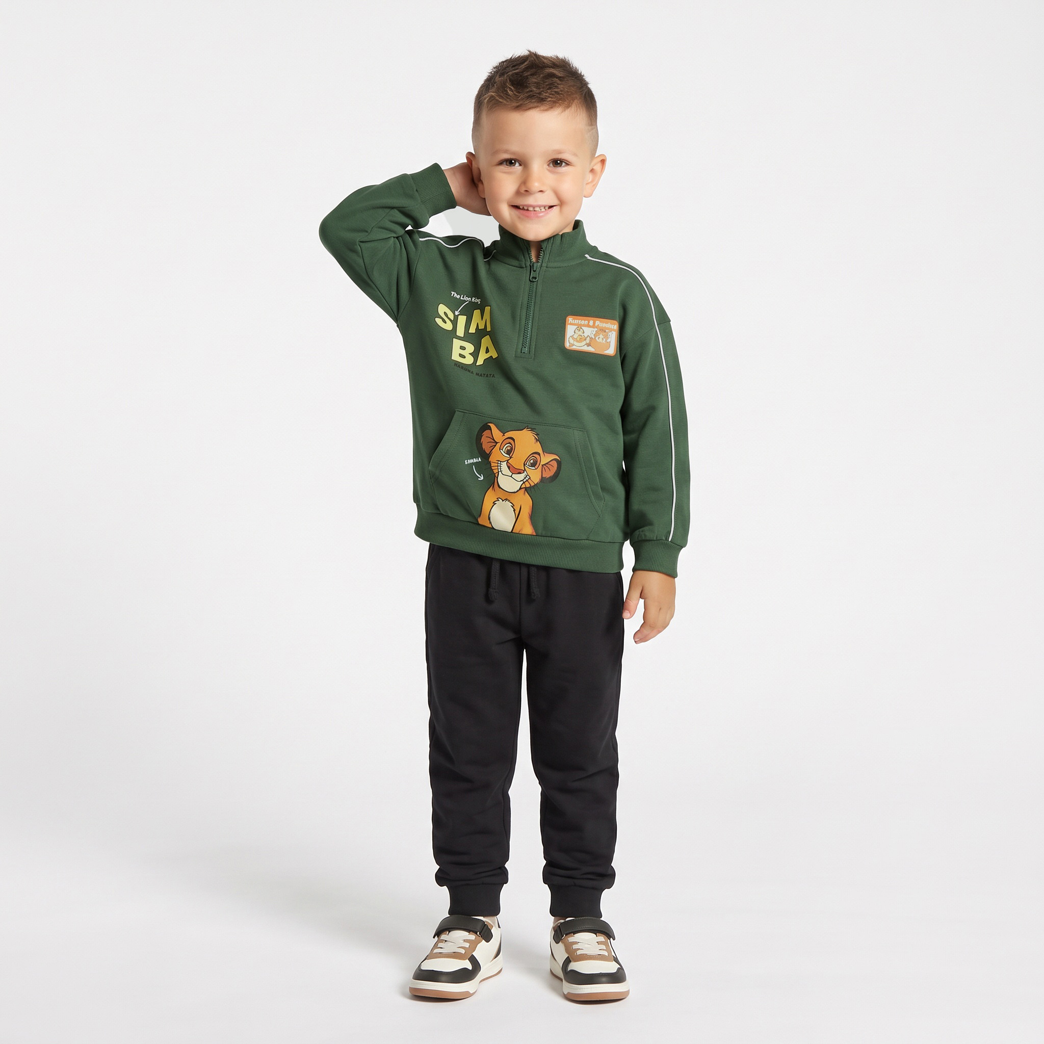 سويت شيرت بأكمام طويلة وطبعات سيمبا من ديزني-baby-boys-clothing-winterwear-sweatshirts-image-2