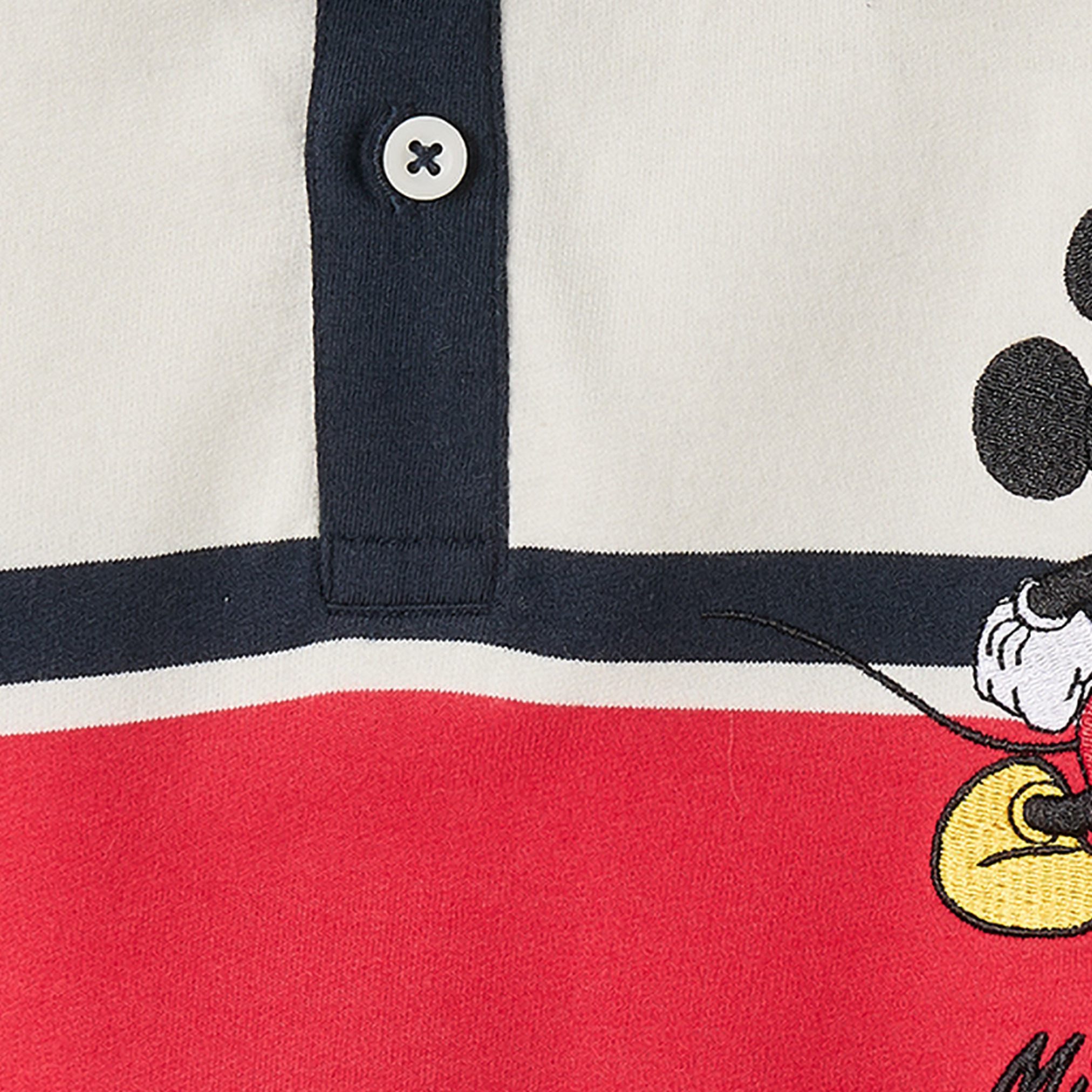 سويت شيرت بأكمام طويلة وتطريز ميكي ماوس من ديزني-baby-boys-clothing-winterwear-sweatshirts-image-5
