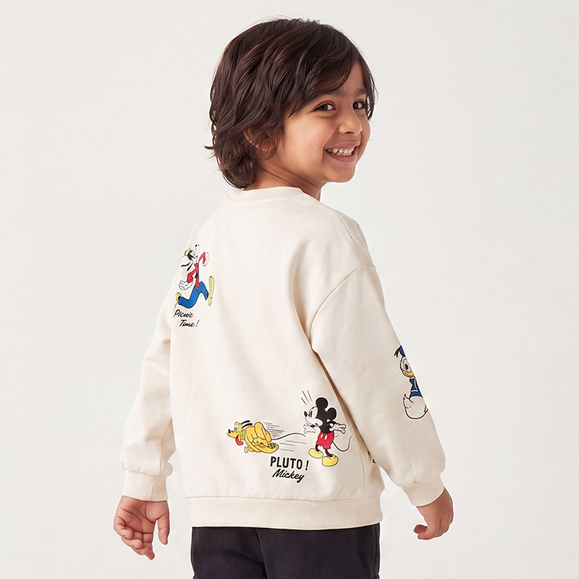 Disney Mickey and Donald Duck Print Sweatshirt-baby-boys-clothing-sweatshirts-image-2