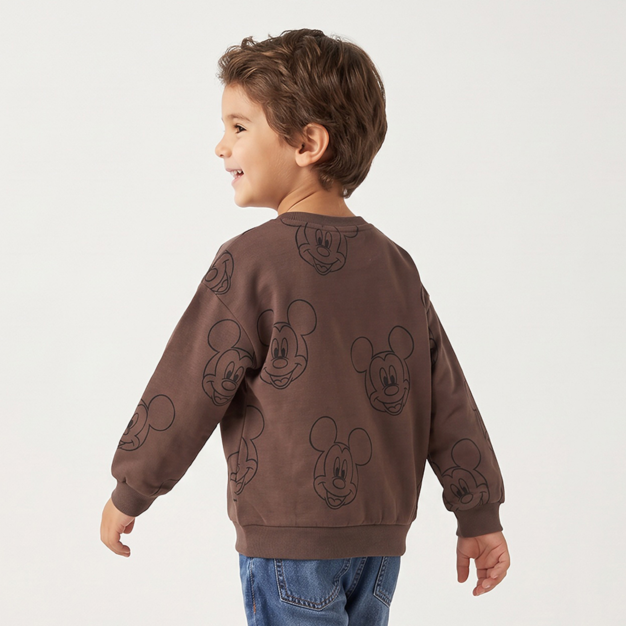 سويت شيرت بأكمام طويلة وطبعات ميكي ماوس من ديزني-boys-clothing-jacketsandcoats-image-3