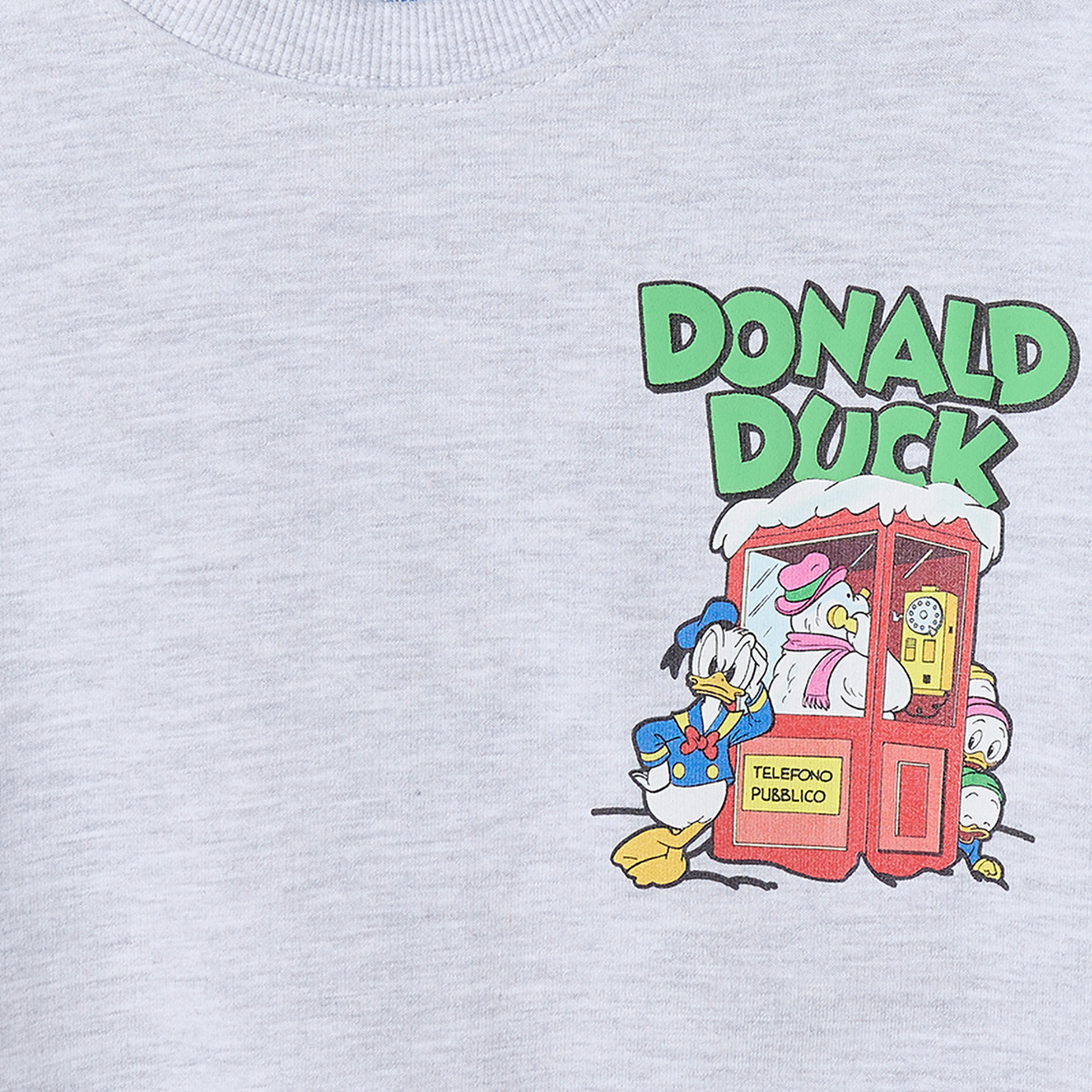 Disney Donald Duck Print Sweatshirt with Long Sleeves-baby-boys-clothing-winterwear-sweatshirts-image-5