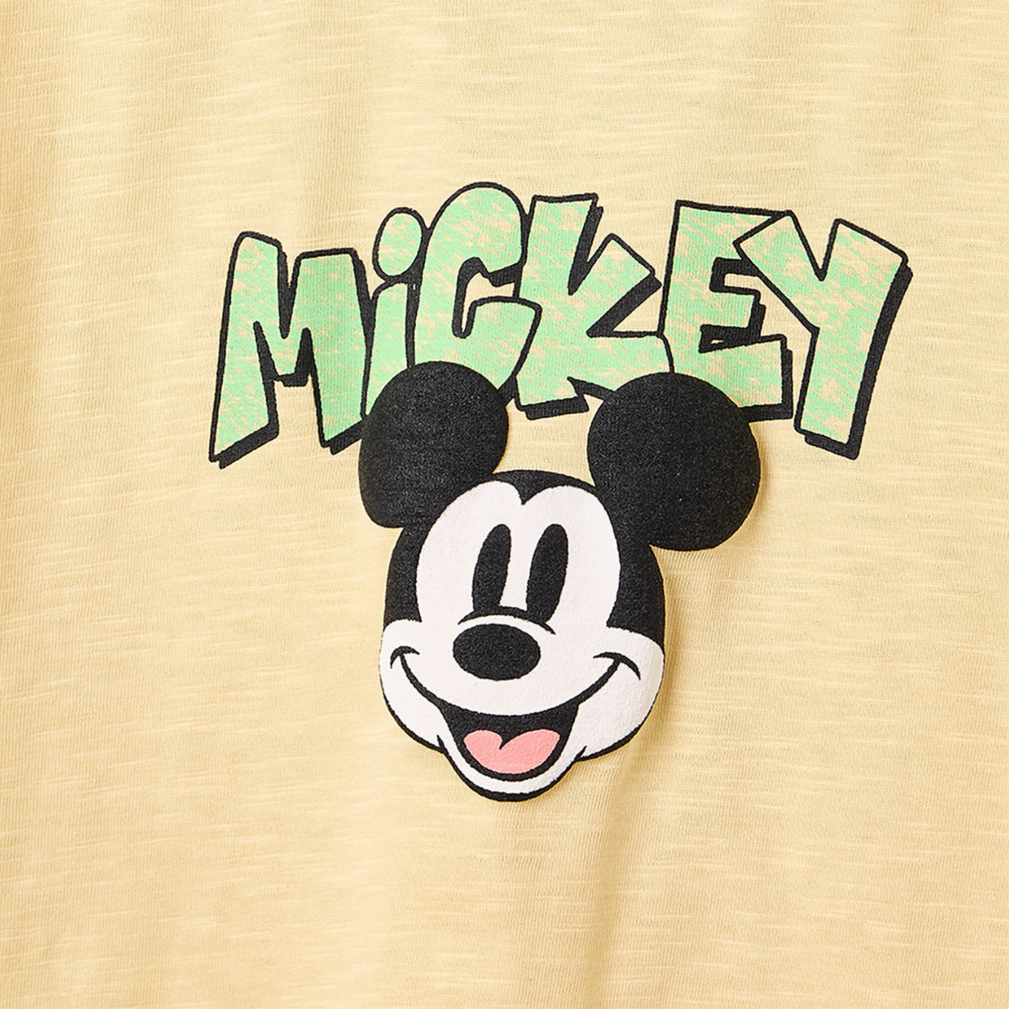 Disney Crew Neck Short Sleeves T-shirt and Shorts Set with Mickey Mouse Print-boys-clothing-setsandcoords-image-5