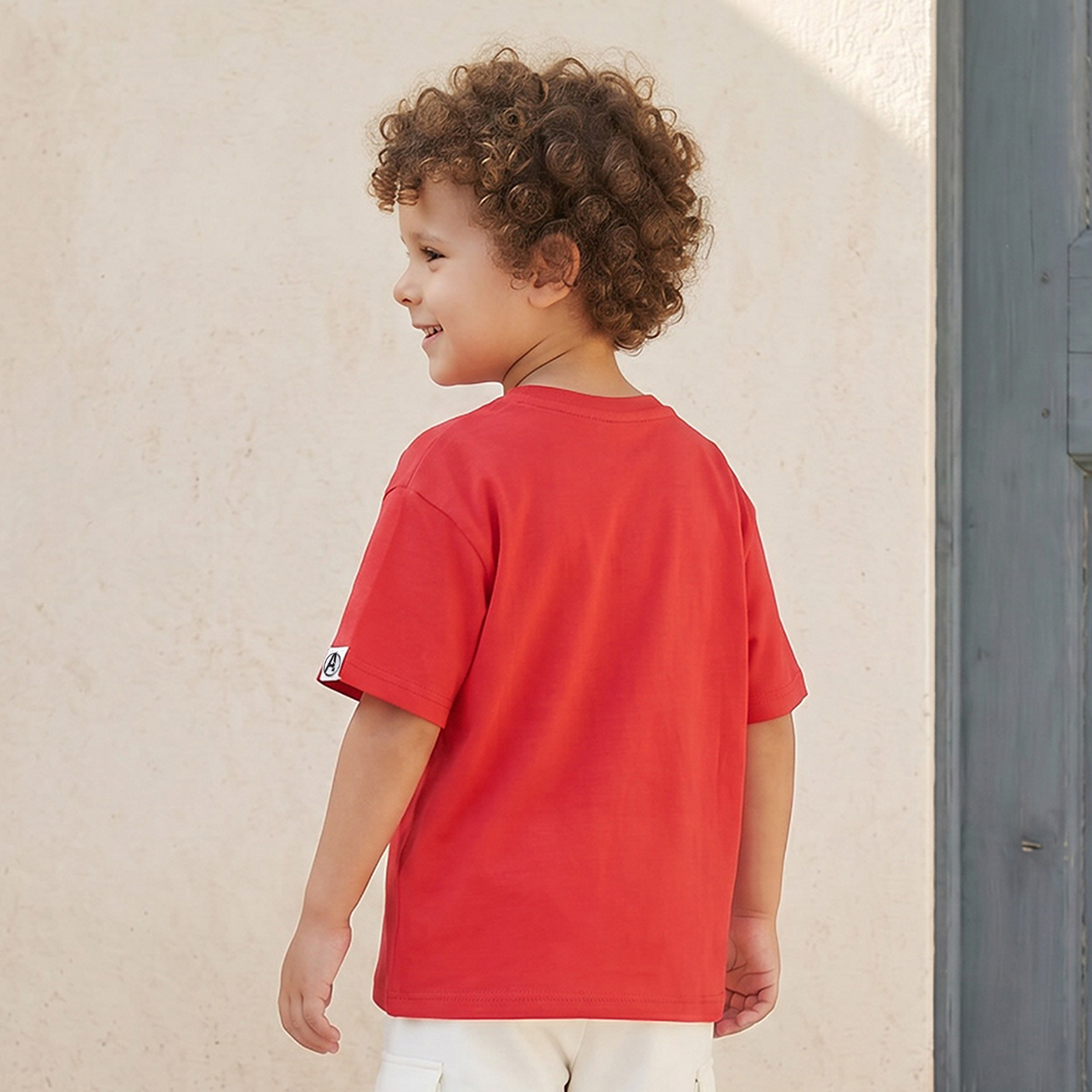 تيشيرت بياقة دائرية وأكمام قصيرة بطبعة سبايدر مان-boys-clothing-tshirtsandpolos-image-3