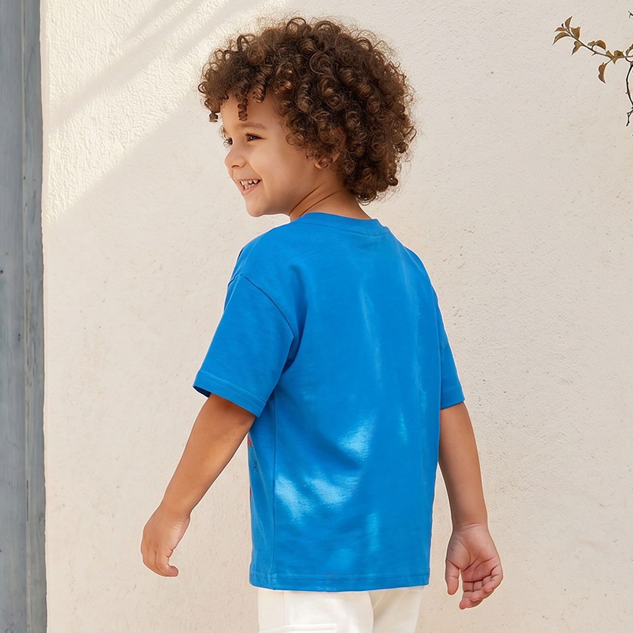 تيشيرت بياقة ضيقة وأكمام قصيرة وطبعات سبايدر مان-boys-clothing-tshirtsandpolos-image-3